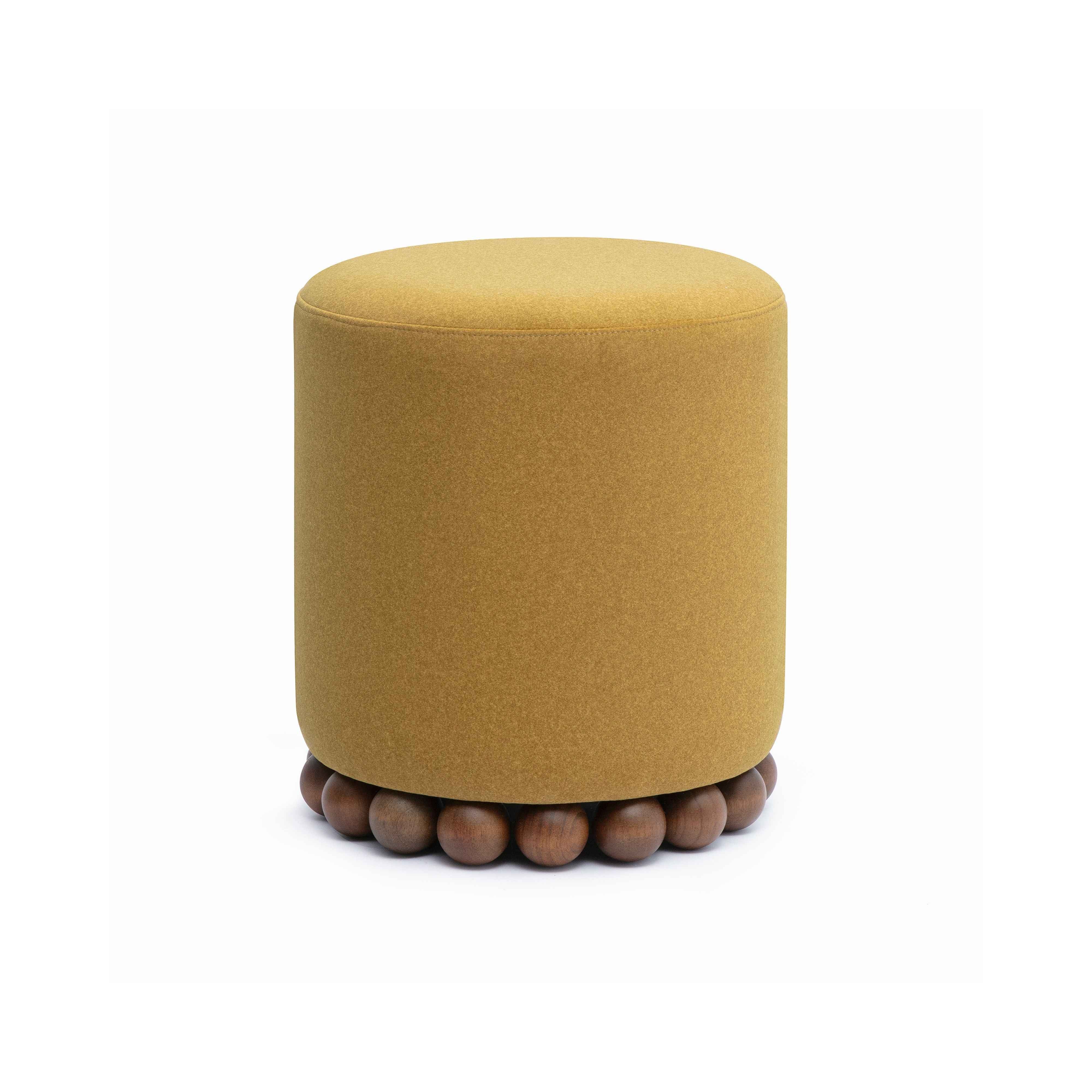 Dex Performance Vegan Mohair Ottoman - Image 2