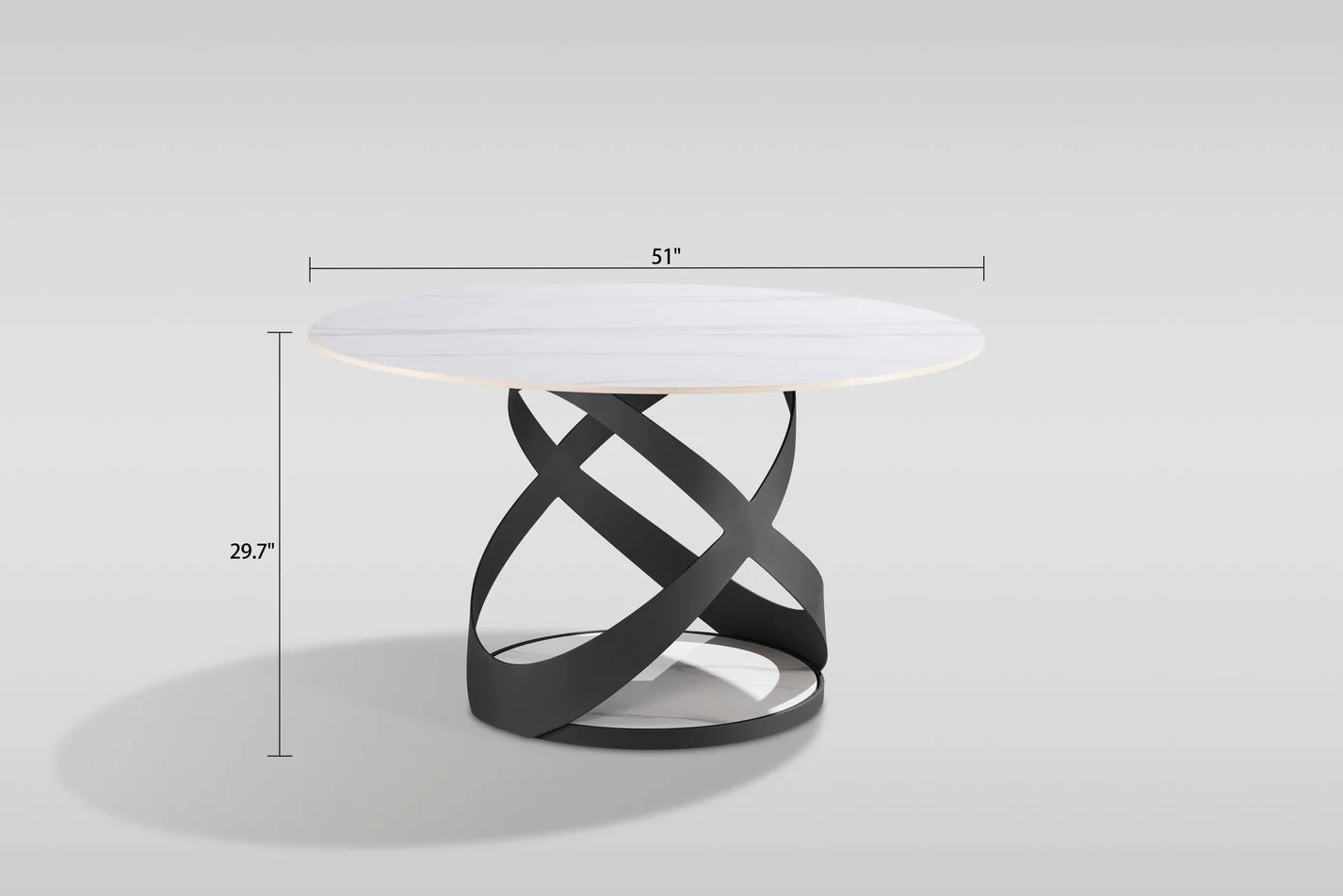 Dimi (WH/BK) 5-Piece Dining Room Set - Image 10