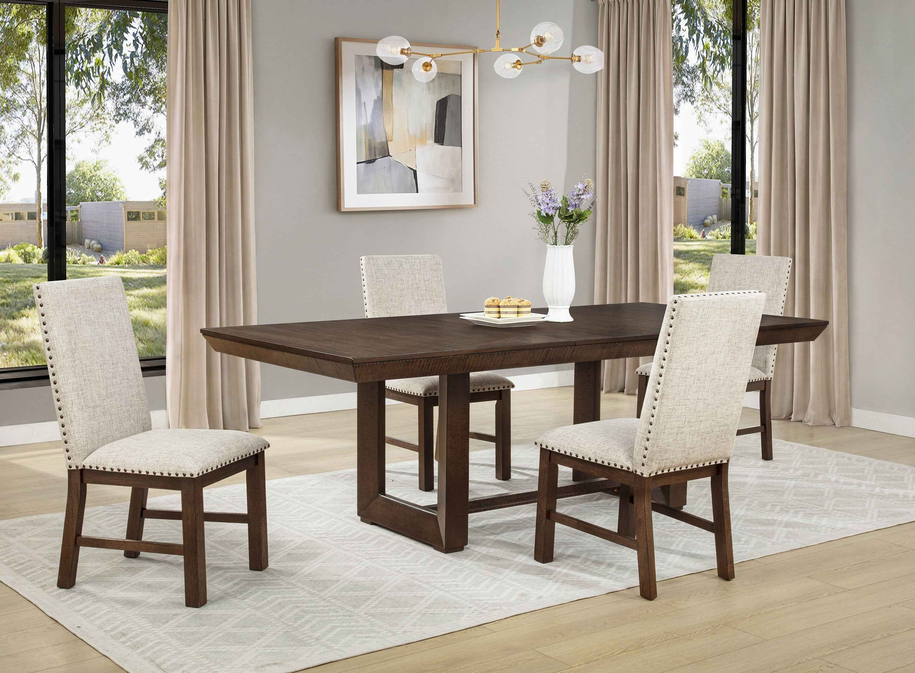 Domingo Espresso Dining Table - Image 2
