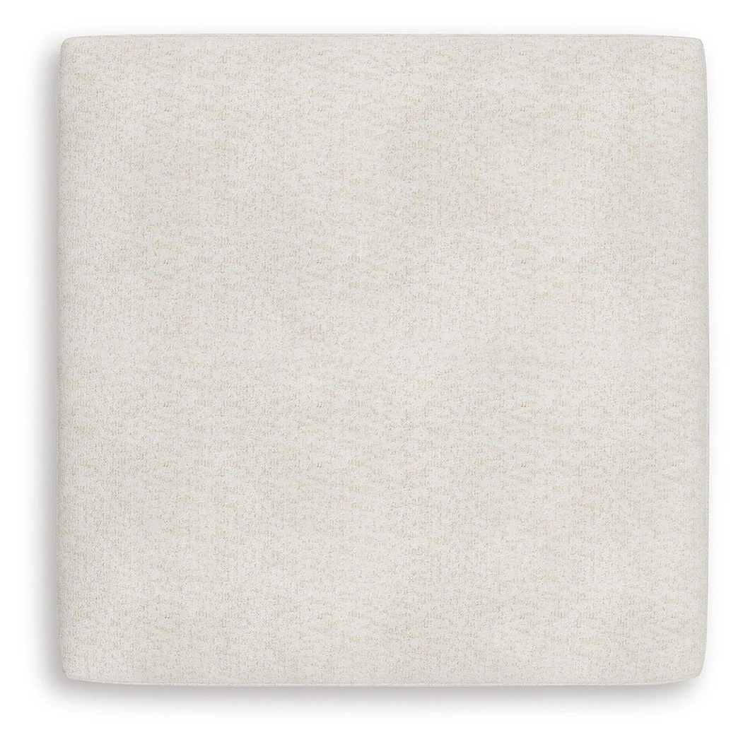 Donelson Creek Vanilla Oversized Accent Ottoman - Image 4
