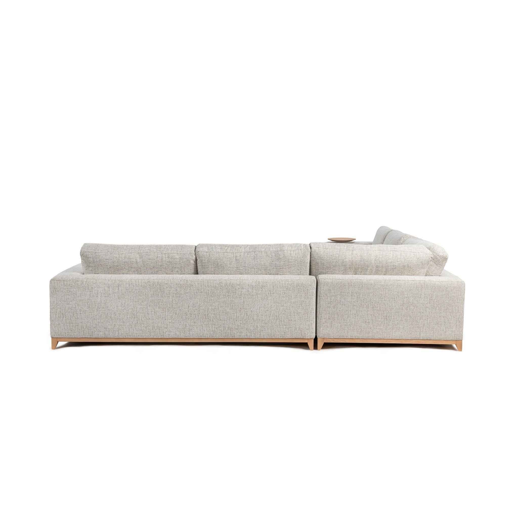 Donovan 3 Piece Sectional - Sand - Image 4