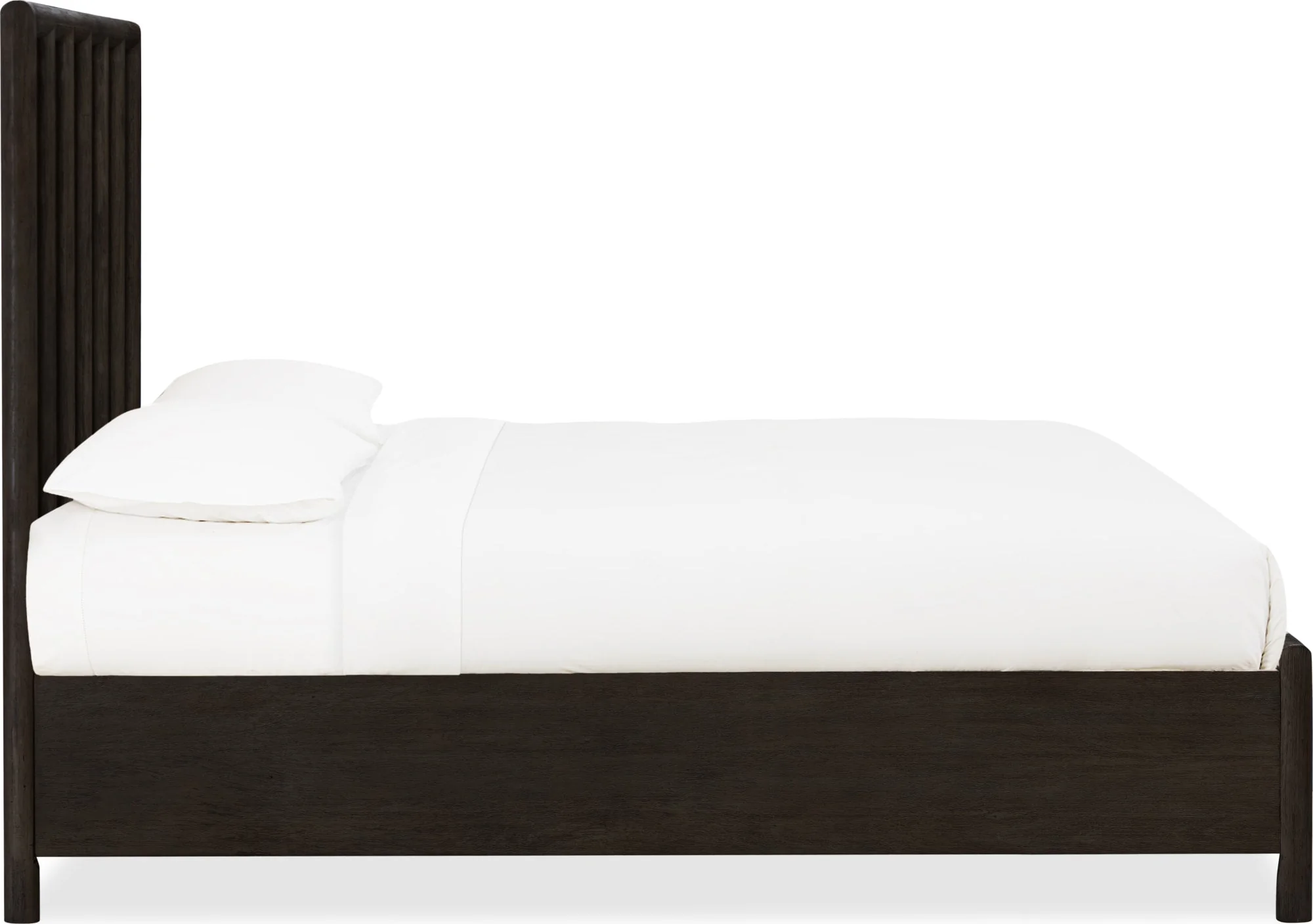 Dorsey Basalt Grey California King Wooden Panel Bed - Image 4