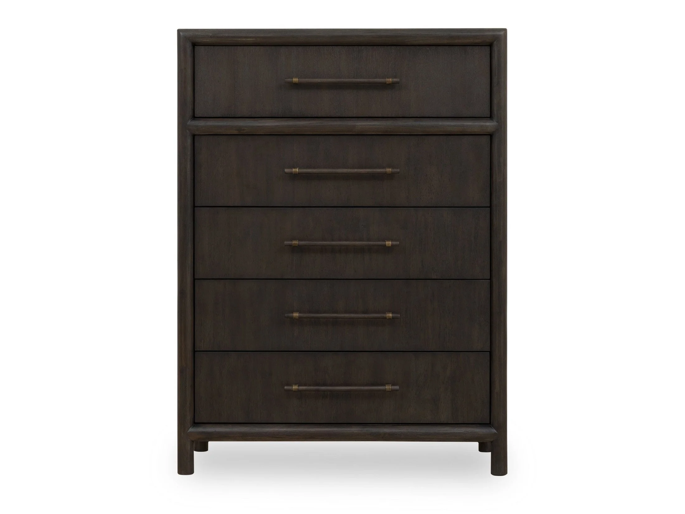 Dorsey Five Drawer Chest in Basalt Grey