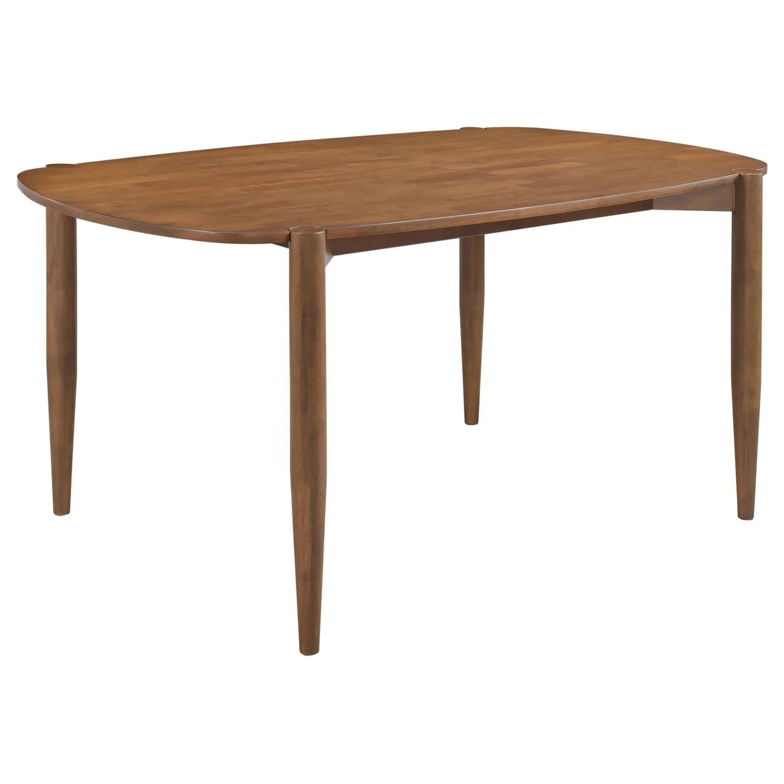 Dortch Walnut 7-Piece Oval Solid Wood Dining Set - Image 2