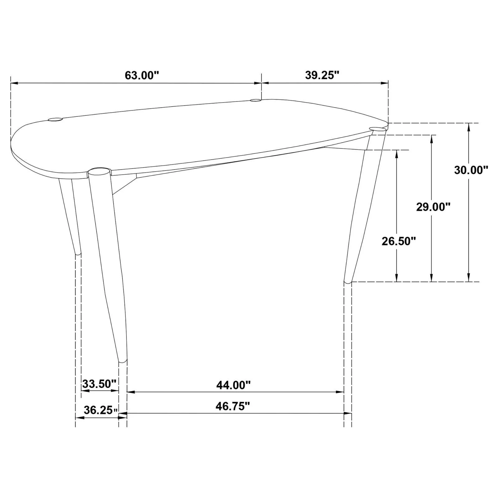 Dortch Walnut Oval Solid Wood Dining Table - Image 9