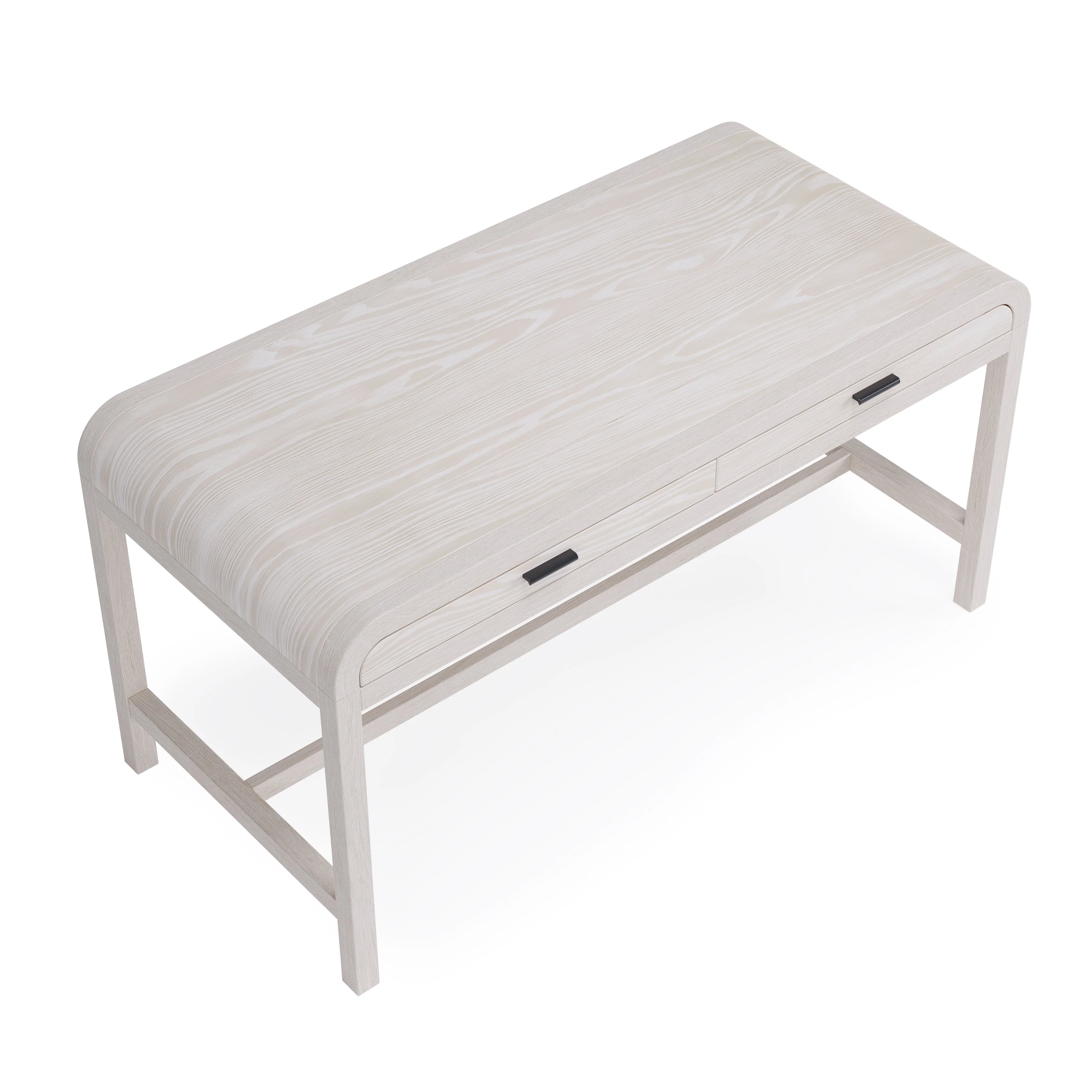 Drake Two Drawer Writing Desk in Sugar - Image 3