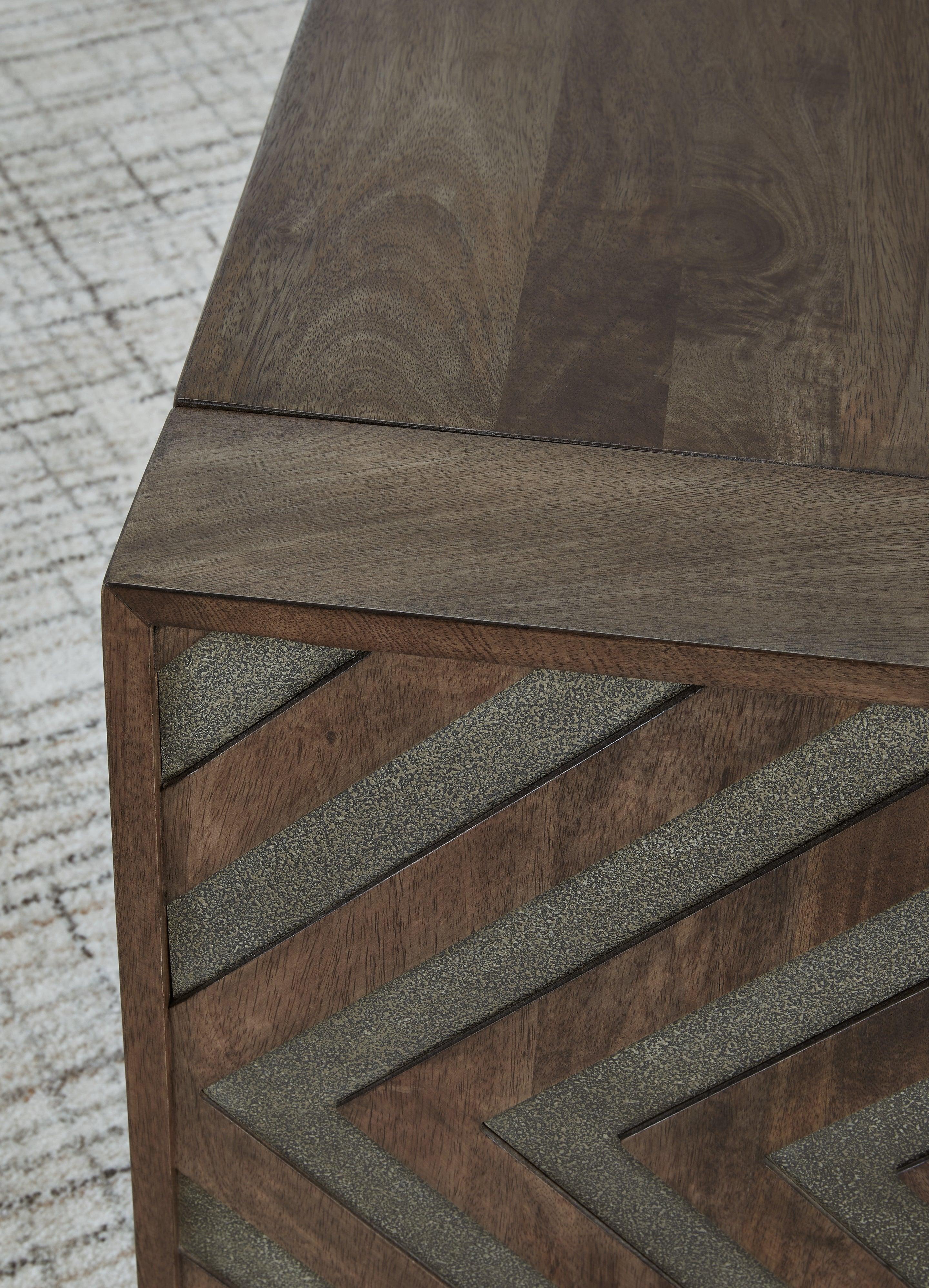 Dreggan Brown Coffee Table - Image 4