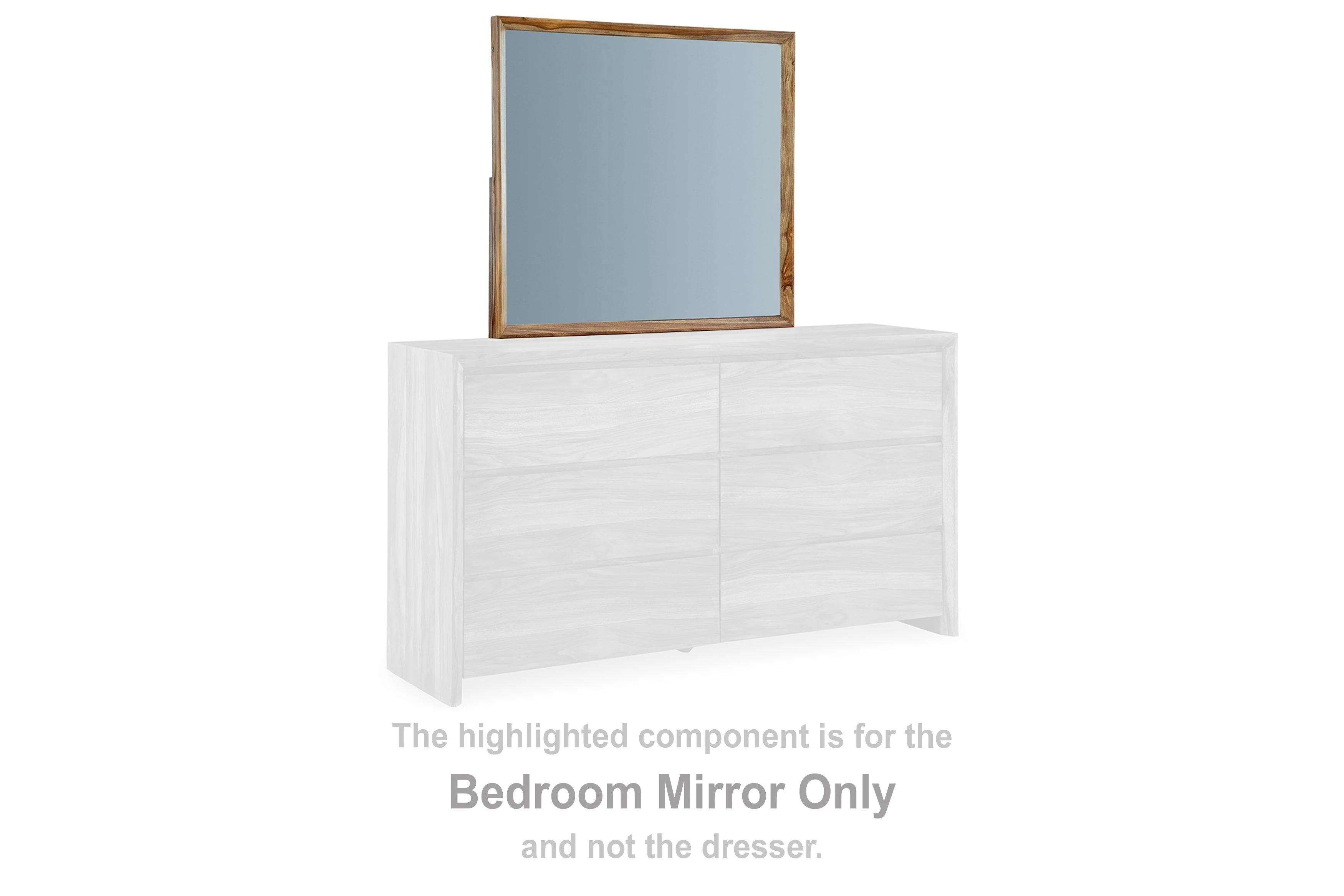 Dressonni Brown Bedroom Mirror - Image 3