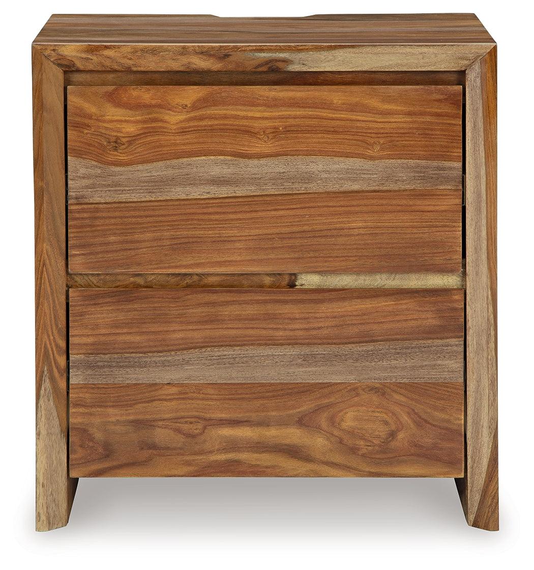Dressonni Brown Nightstand - Image 3