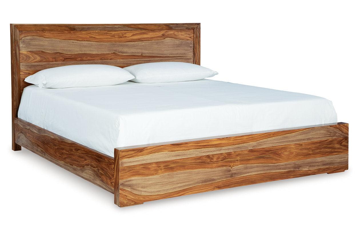Dressonni Brown Queen Panel Bed - Image 7