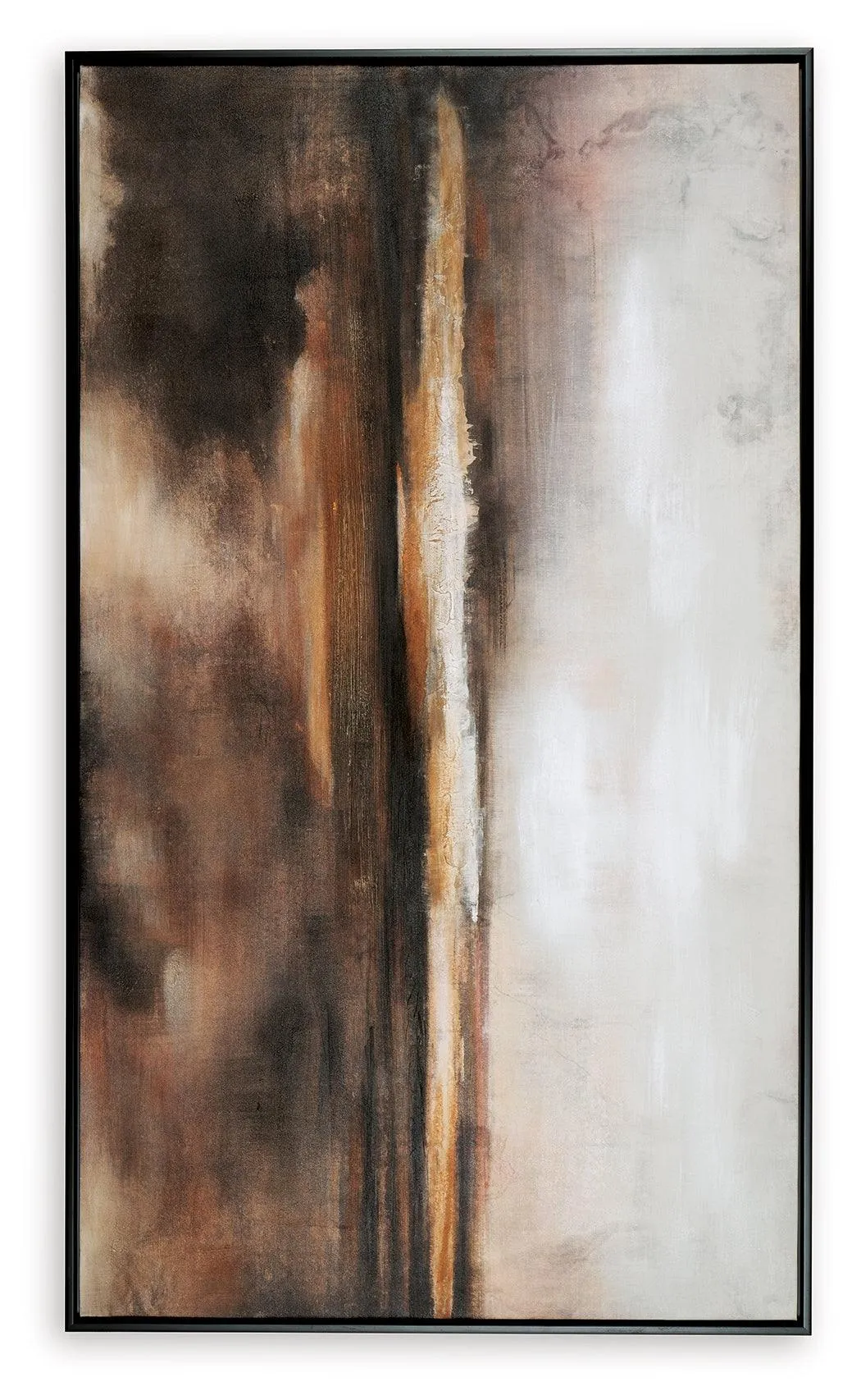 Drewland Black/Brown/Orange Wall Art - Image 3