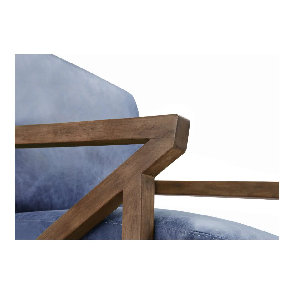 Drexel Arm Chair Blue - Image 6