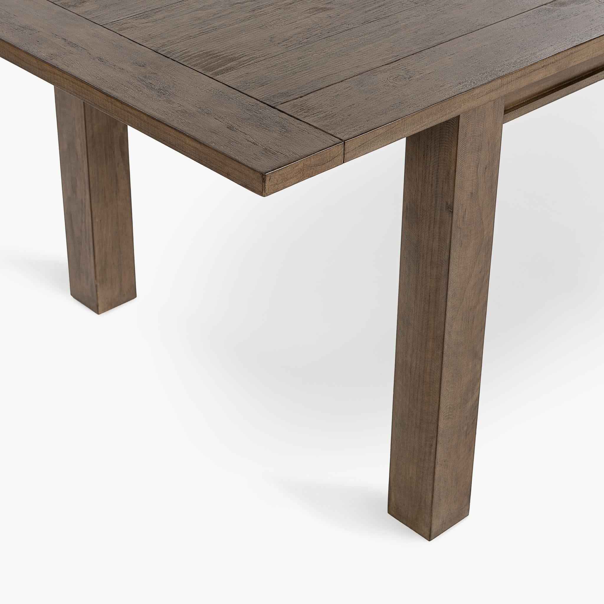 Driftwood 71"-94" Extendable Dining Table - Distressed Brown - Image 4