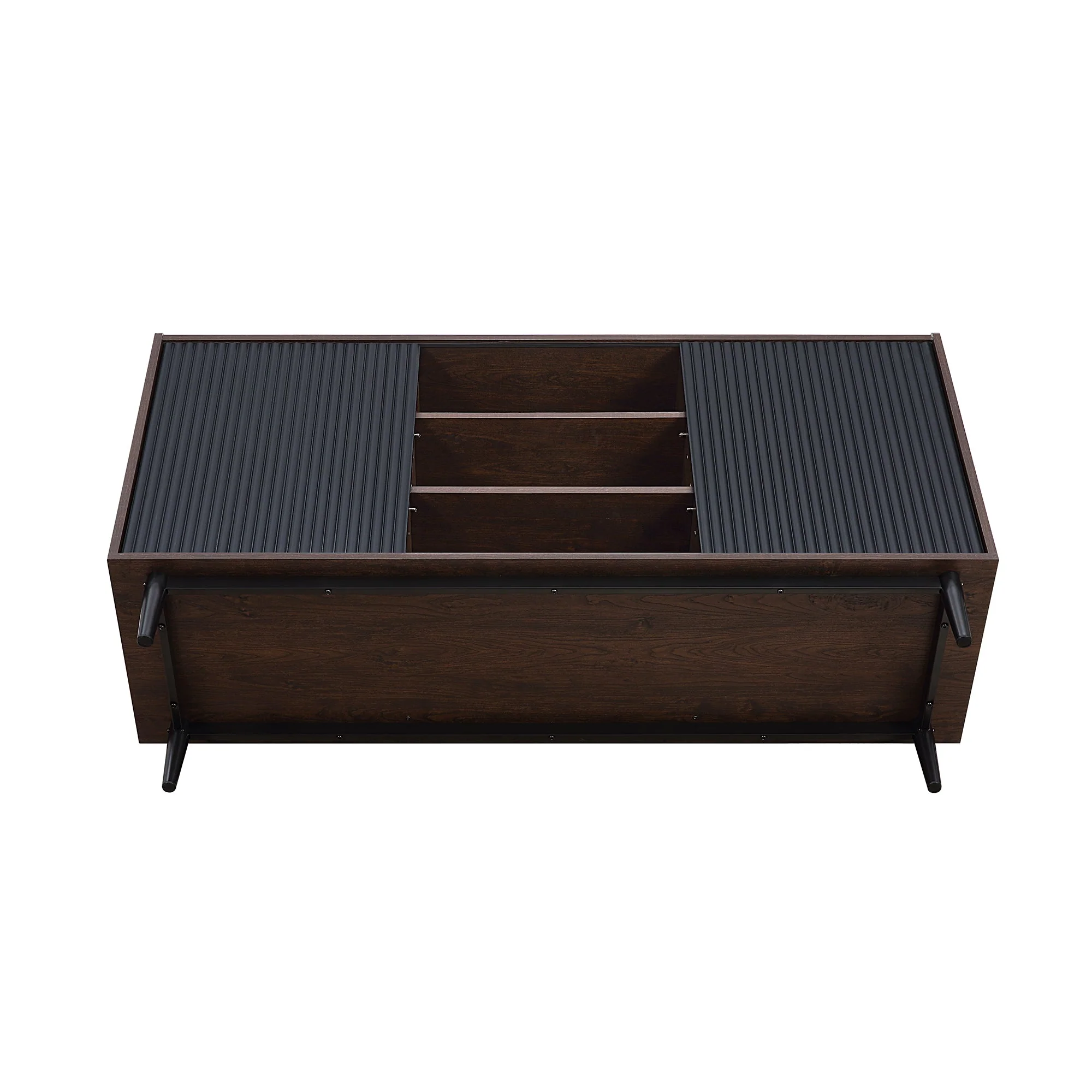 Duane Sideboard in Dark Brown and Black - Image 11