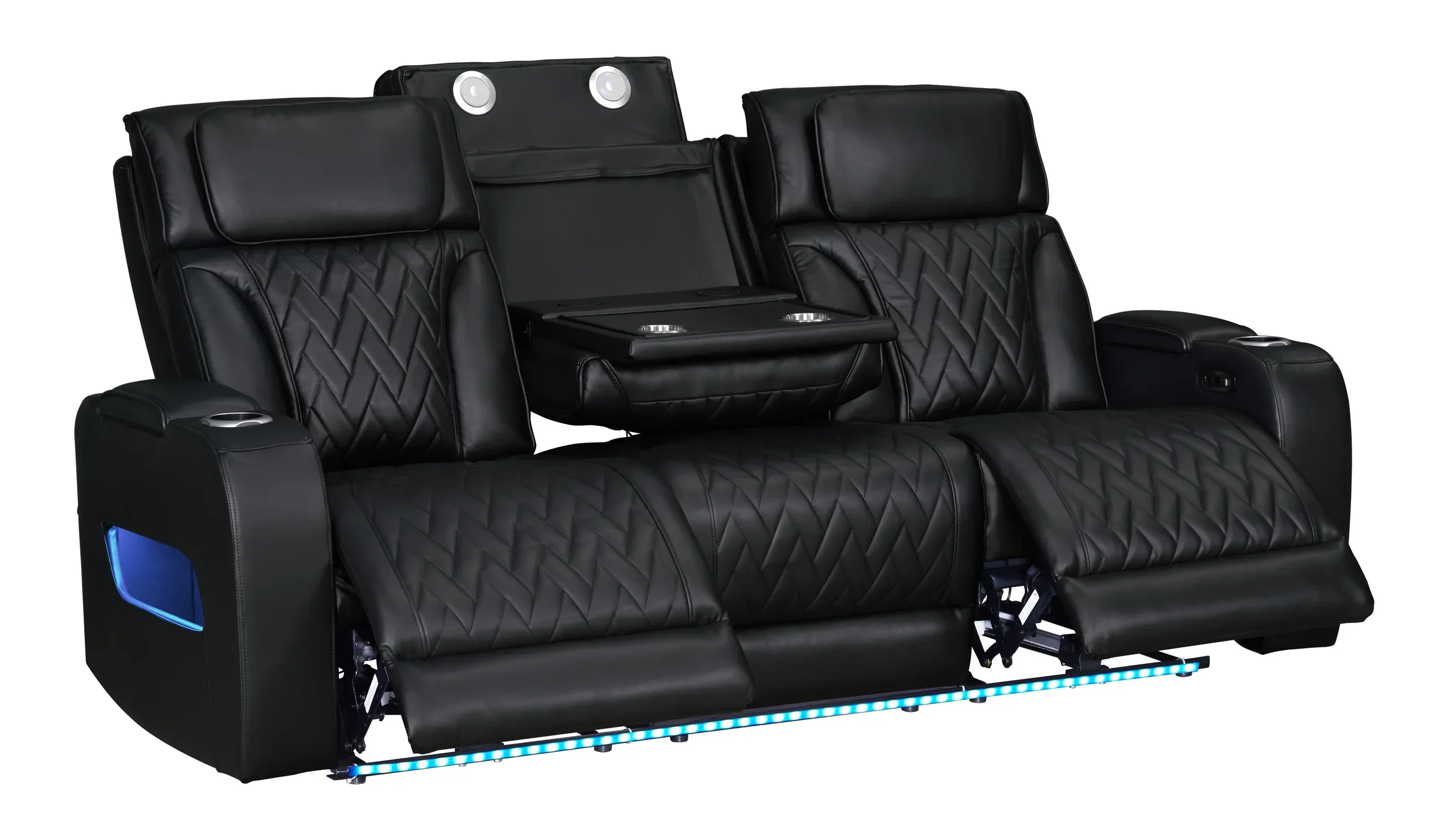 Dubai Black 3-Piece Power Reclining Set - Image 3