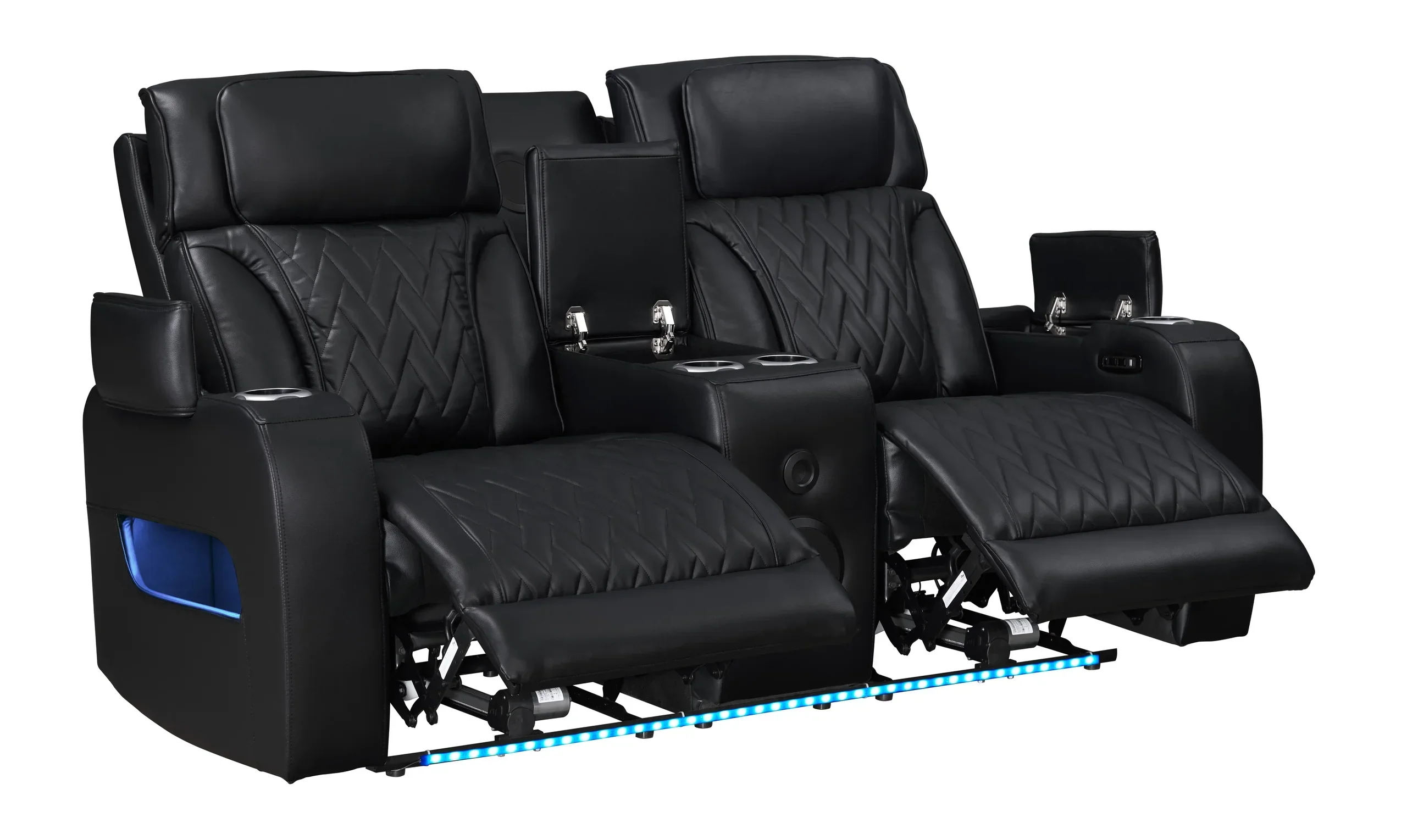 Dubai Black 3-Piece Power Reclining Set - Image 4