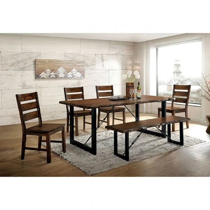 Dulce Walnut/Black 7-Piece Dining Room Set - Image 2