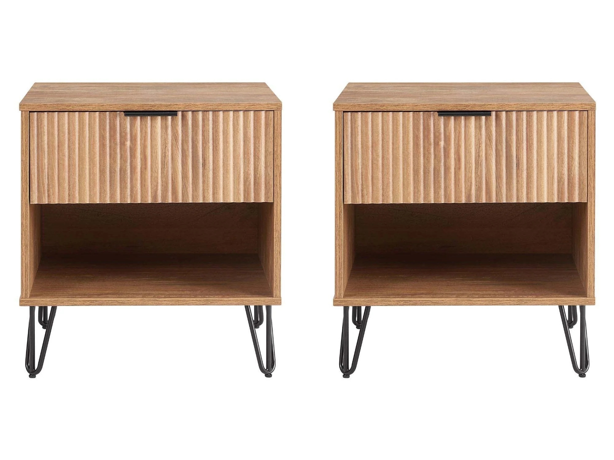 DUMBO 1.0 Nightstand in Golden Brown (set of 2)