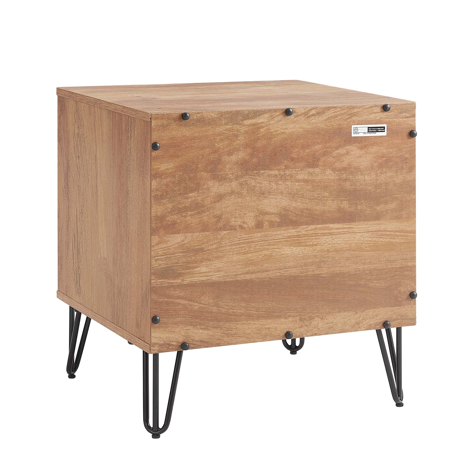 DUMBO 1.0 Nightstand in Golden Brown (set of 2) - Image 8