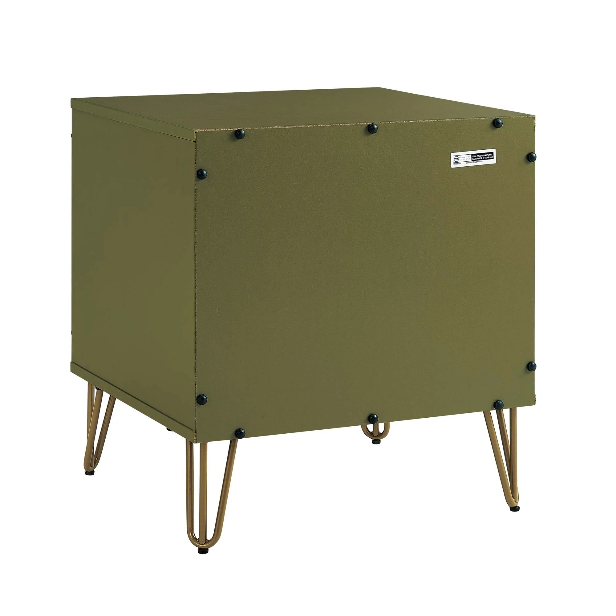 DUMBO 1.0 Nightstand in Olive Green (set of 2) - Image 8