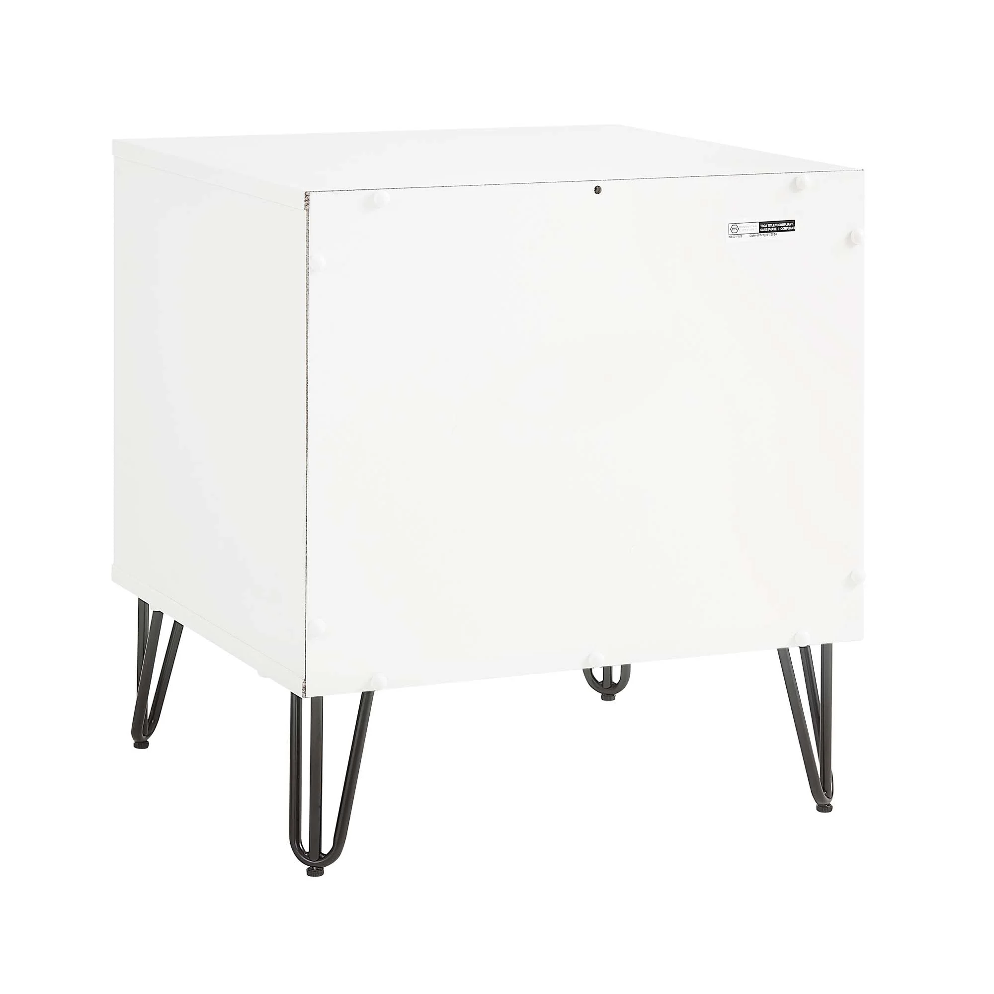 DUMBO 1.0 Nightstand in White and Rustic Grey - Image 8
