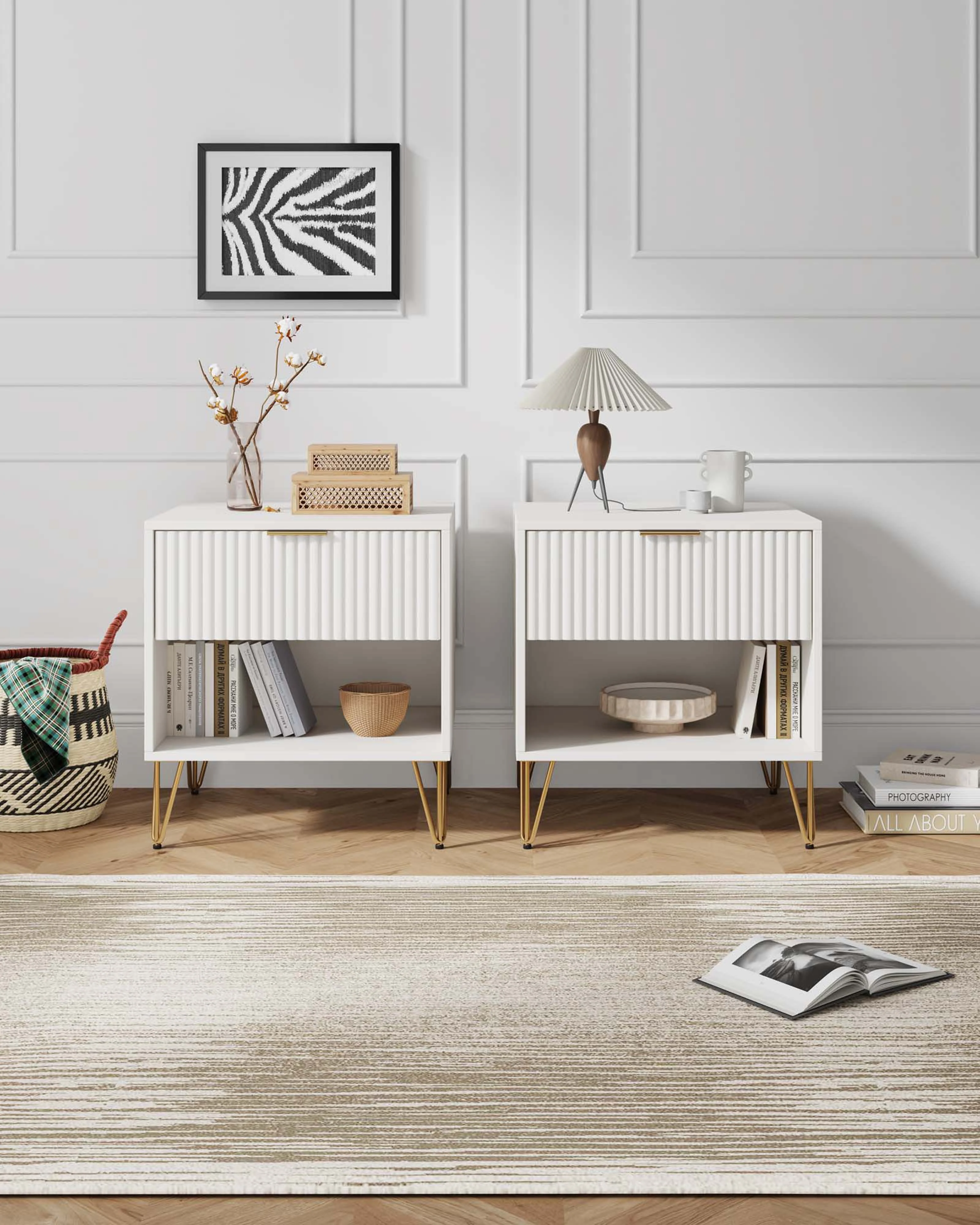 DUMBO 1.0 Nightstand in White (set of 2) - Image 2