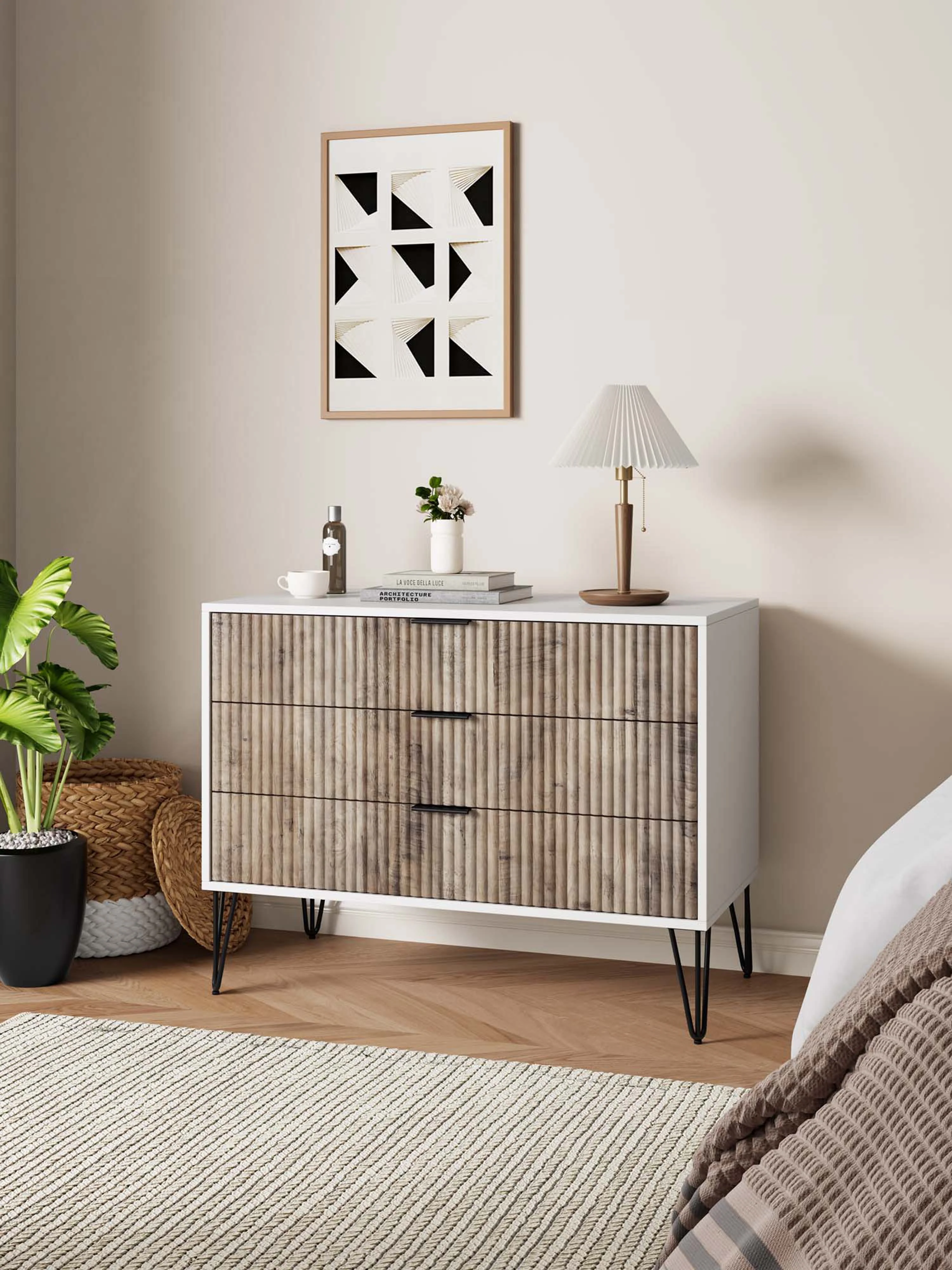 DUMBO Dresser in White and Grey - Image 2