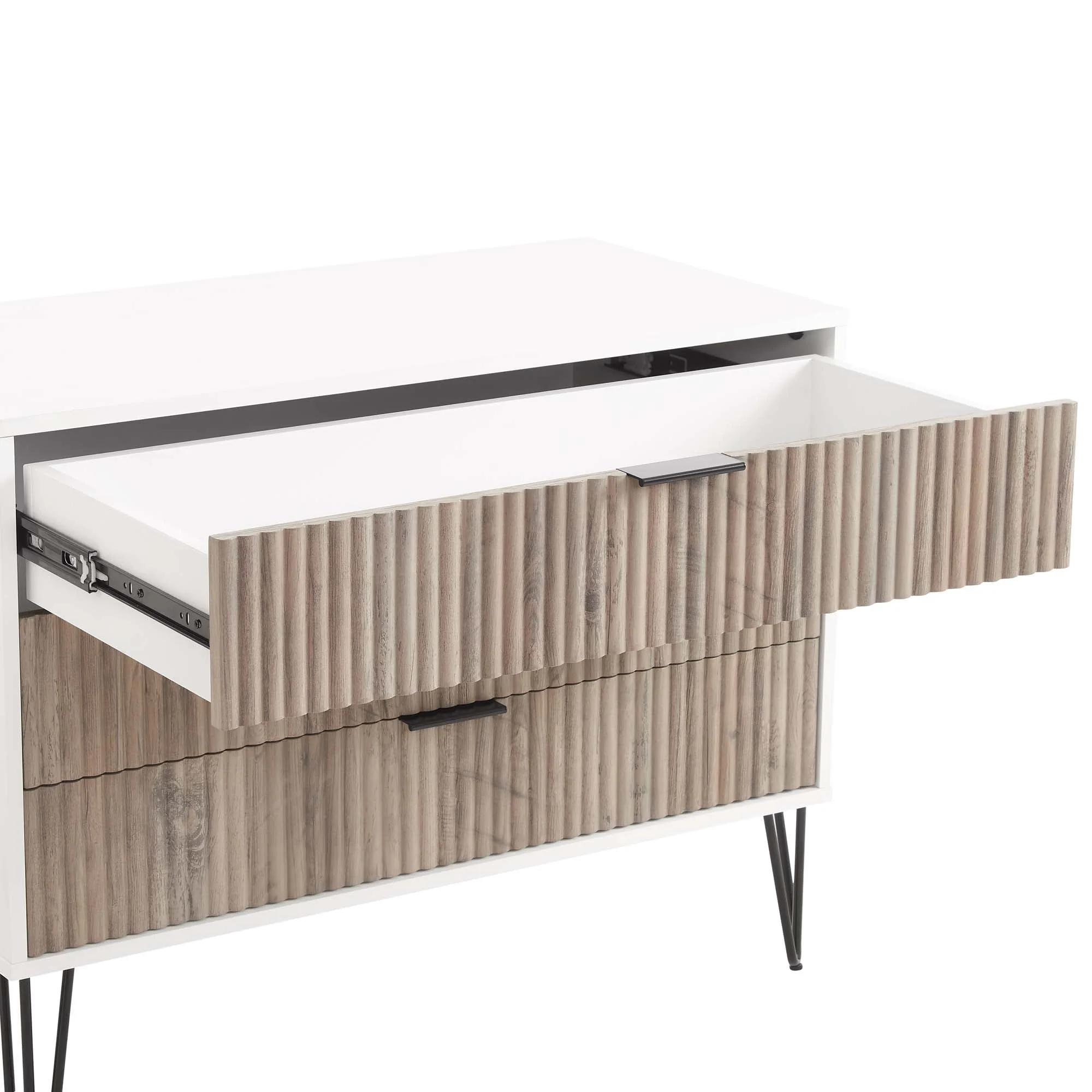 DUMBO Dresser in White and Grey - Image 5