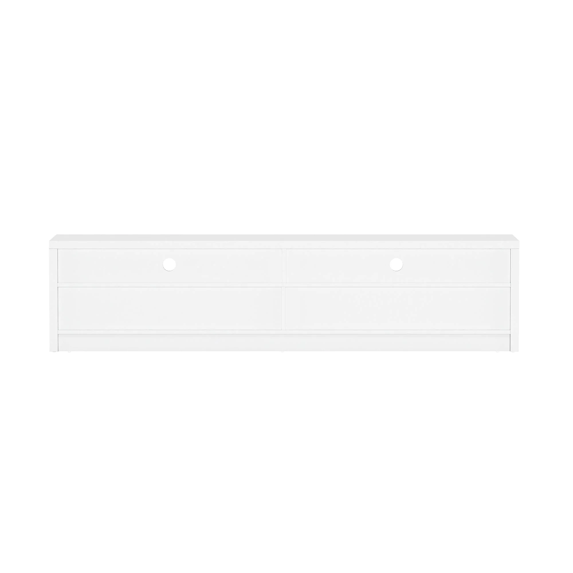 Duncan 70" TV Stand in White - Image 9
