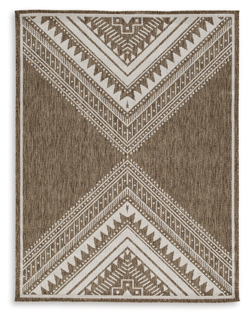 Dunsler Brown/Cream 5' x 7' Rug - Image 2