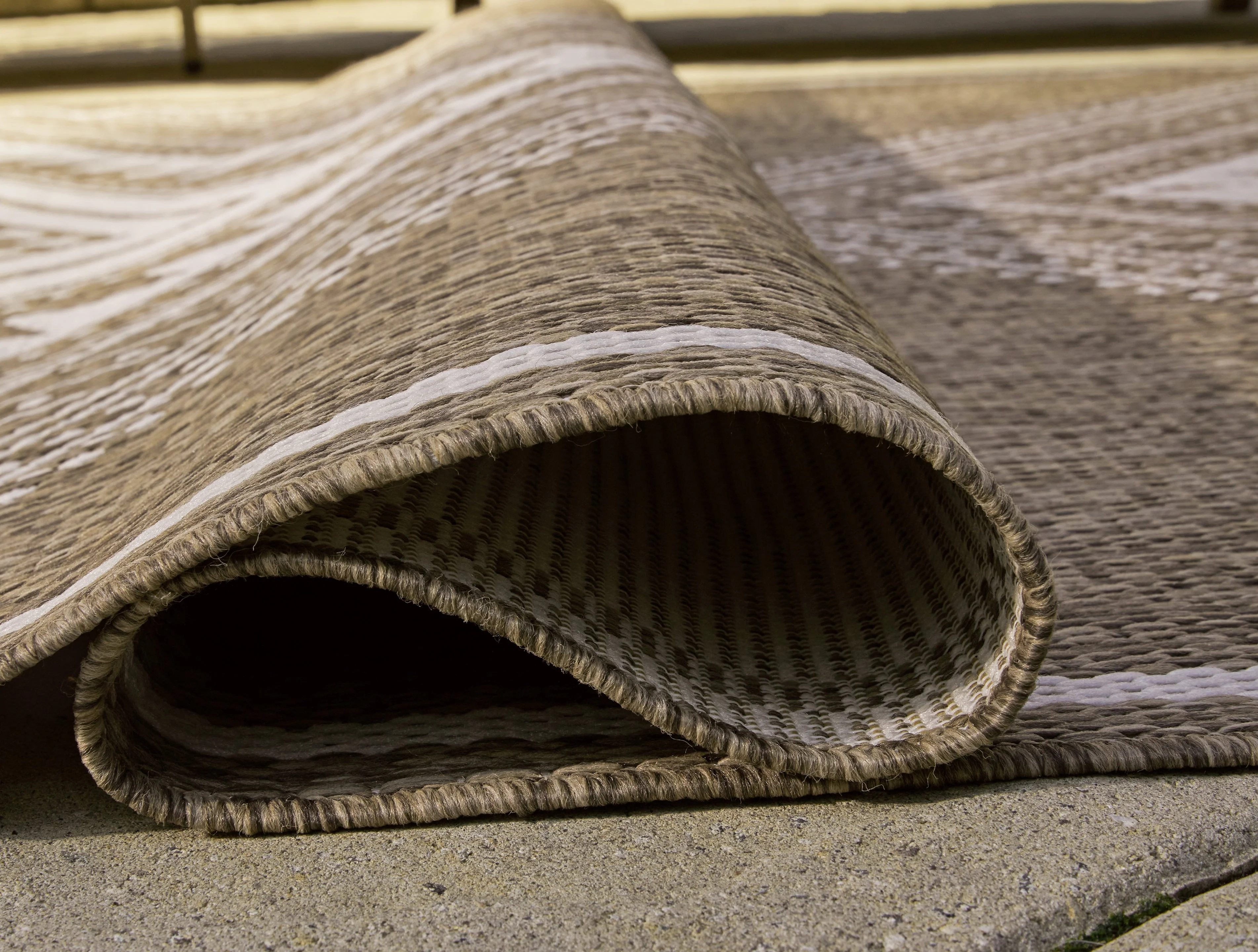 Dunsler Brown/Cream 5' x 7' Rug - Image 4