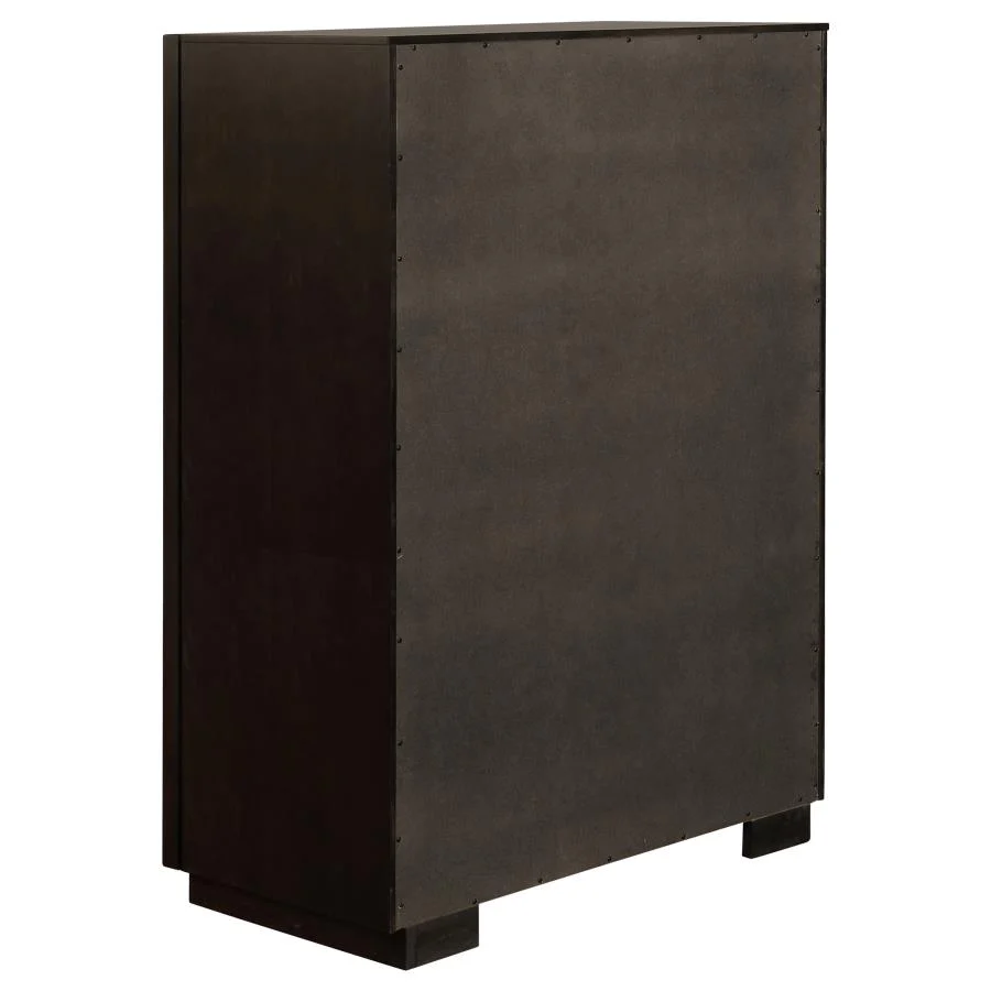 Durango Gray/Smoked Peppercorn 5-Piece Eastern King Bedroom Set - Image 12
