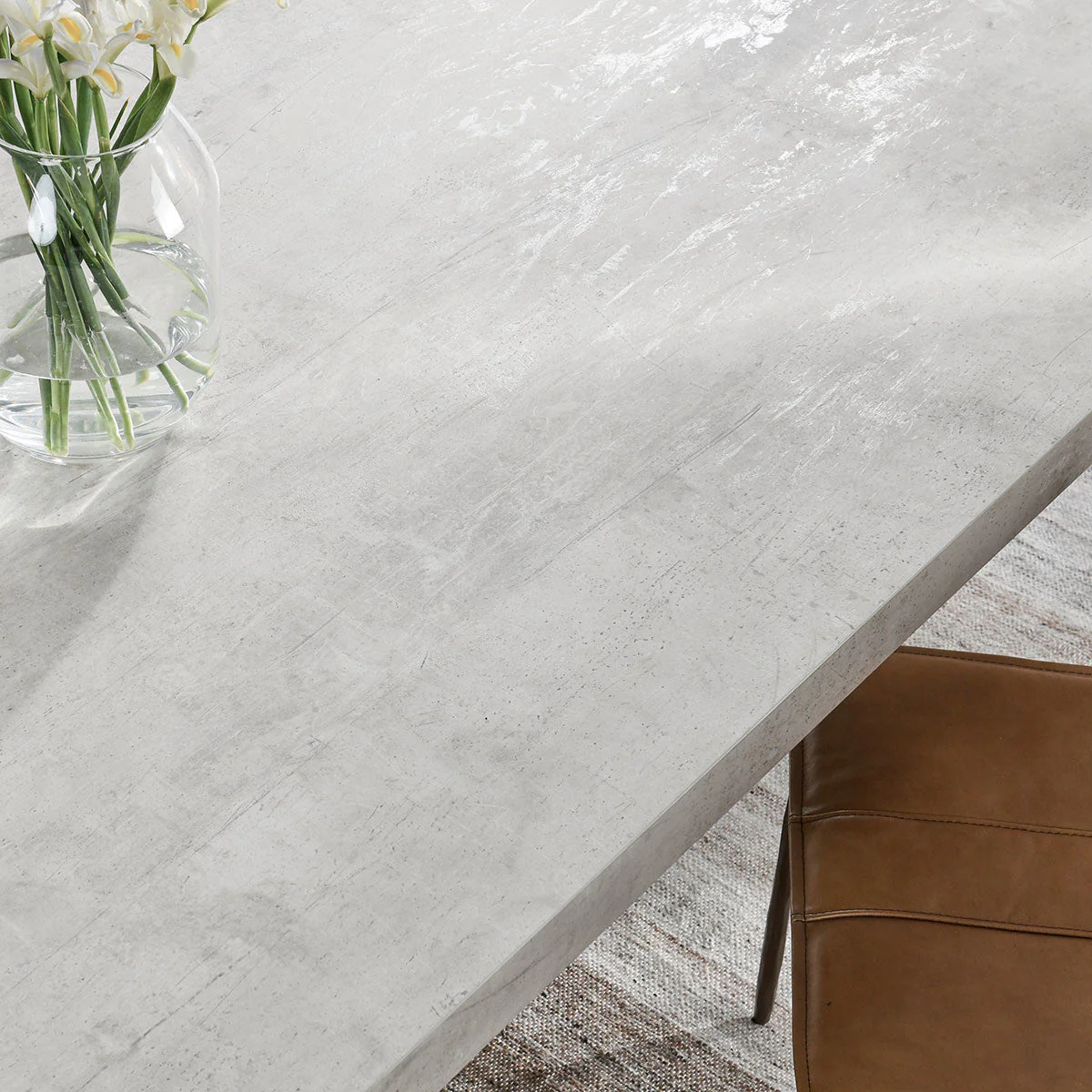Durant Dining Table - Antique White/Distressed Gray - Image 6