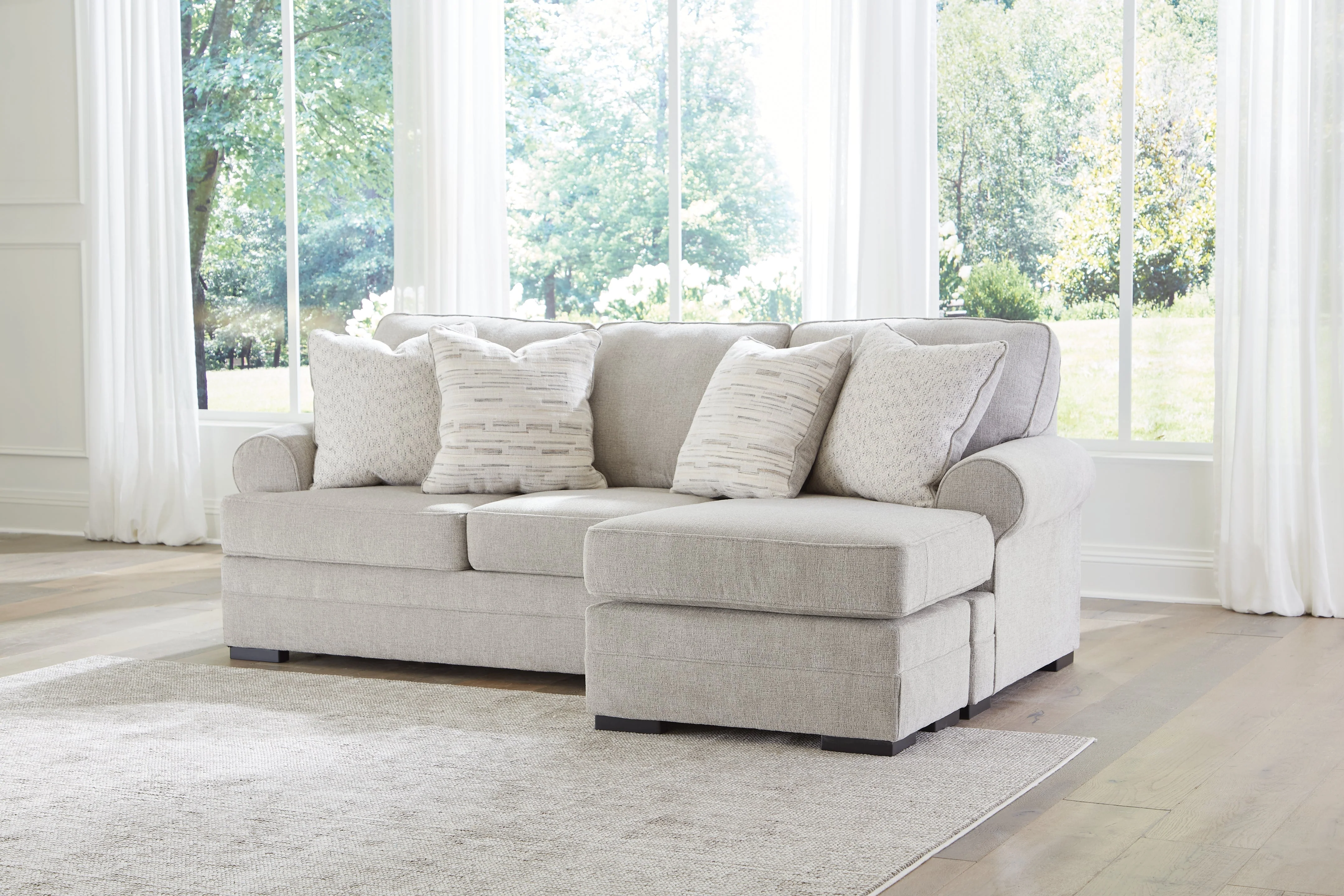 Eastonbridge Shadow Sofa Chaise, Chair, and Ottoman - Image 20