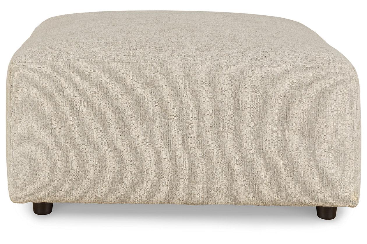 Edenfield Linen Oversized Accent Ottoman - Image 3