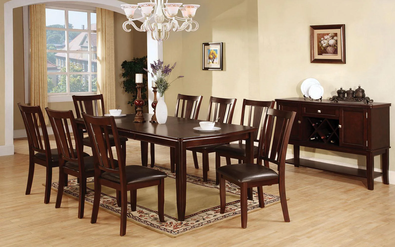 Edgewood Espresso Dining Table Only