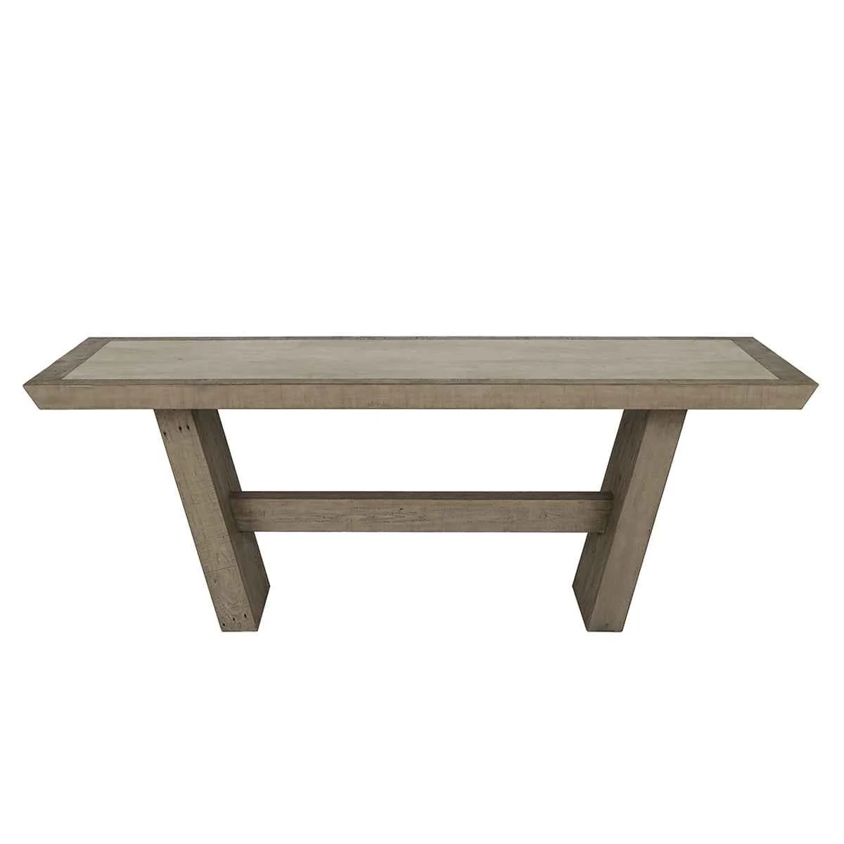 Efron Dining Table - Distressed Gray/Antique White