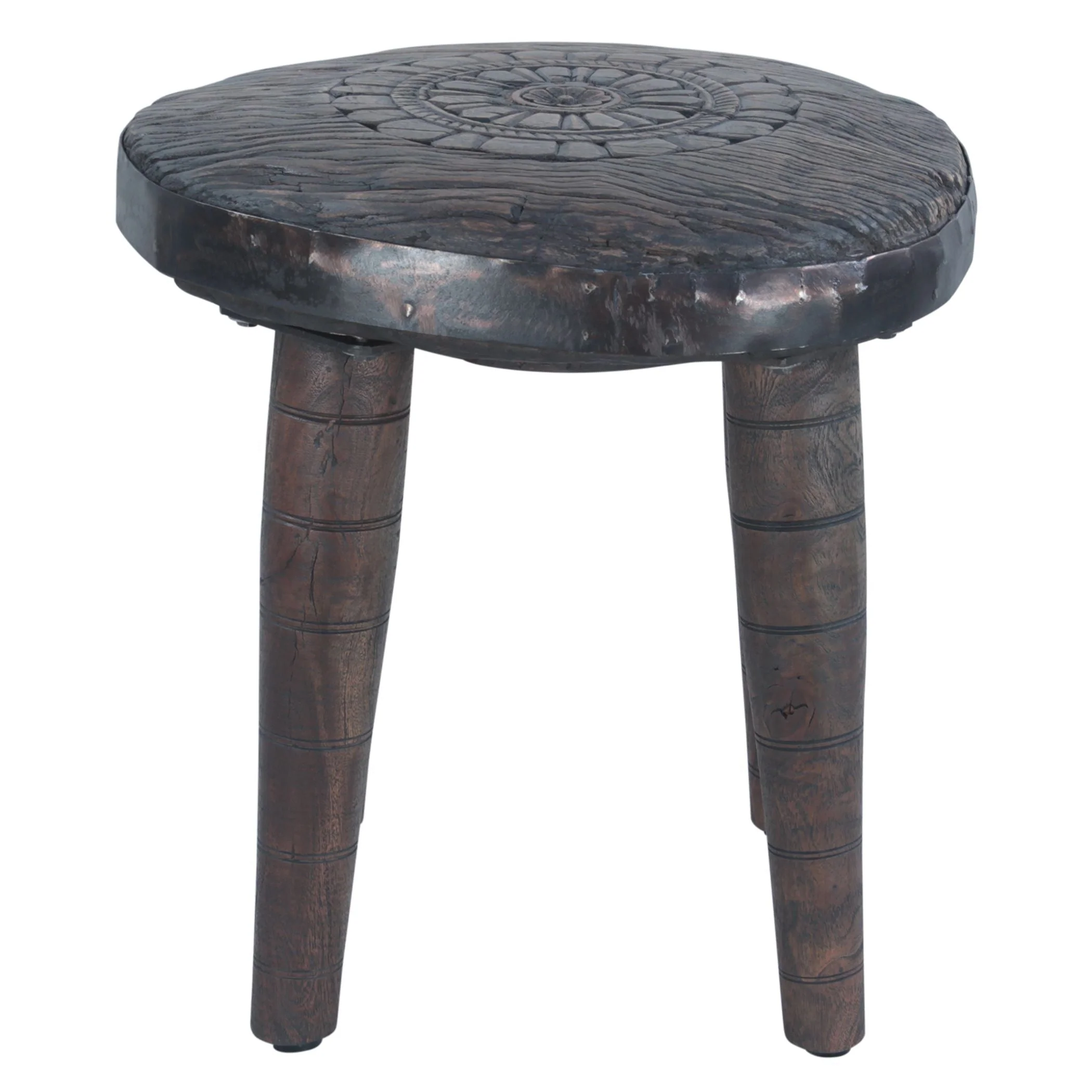 Eiffel 22" Round Wheel Side Table - Image 6