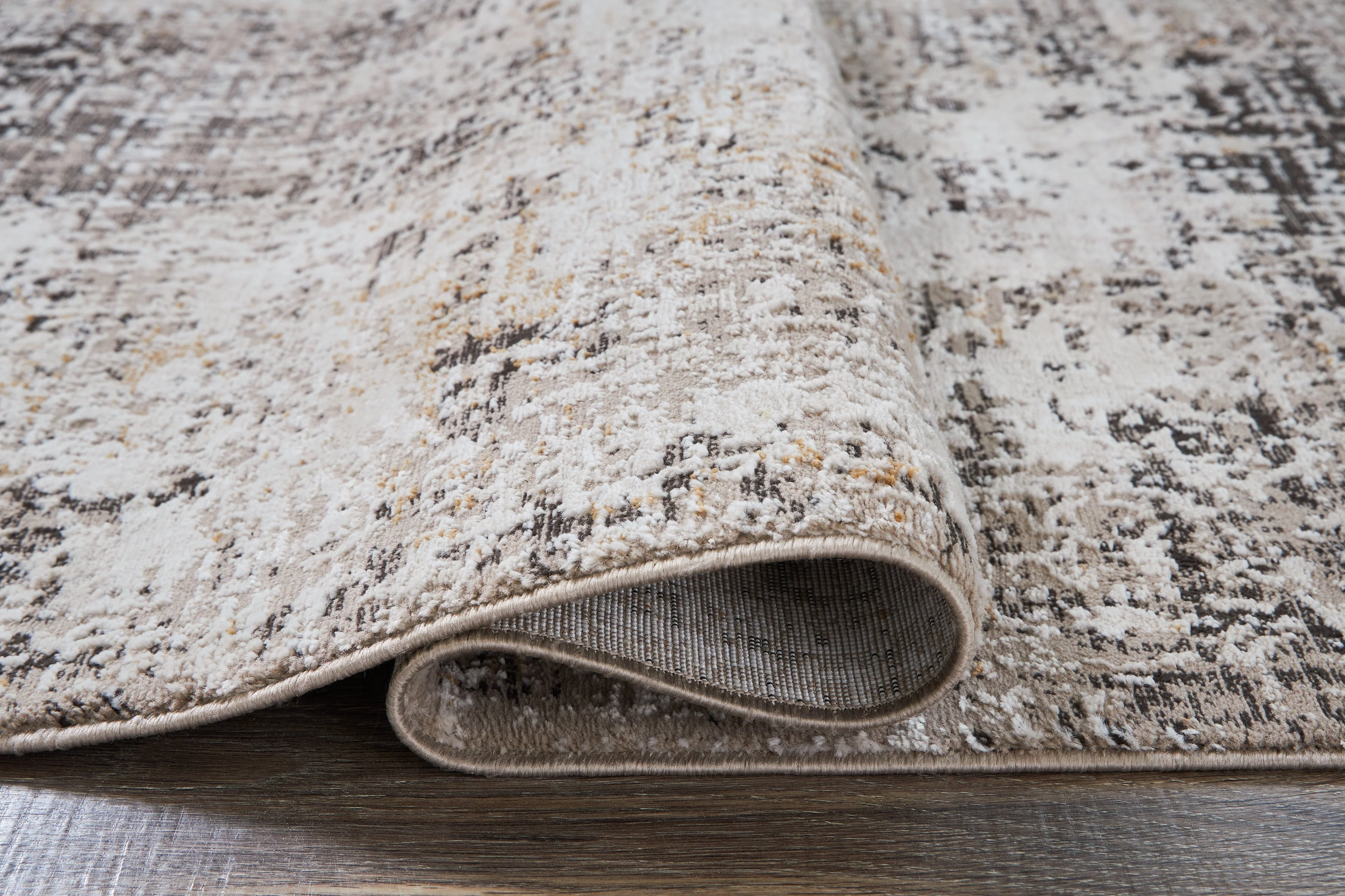 Elaning Black/Gray/Cream Medium Rug - Image 4
