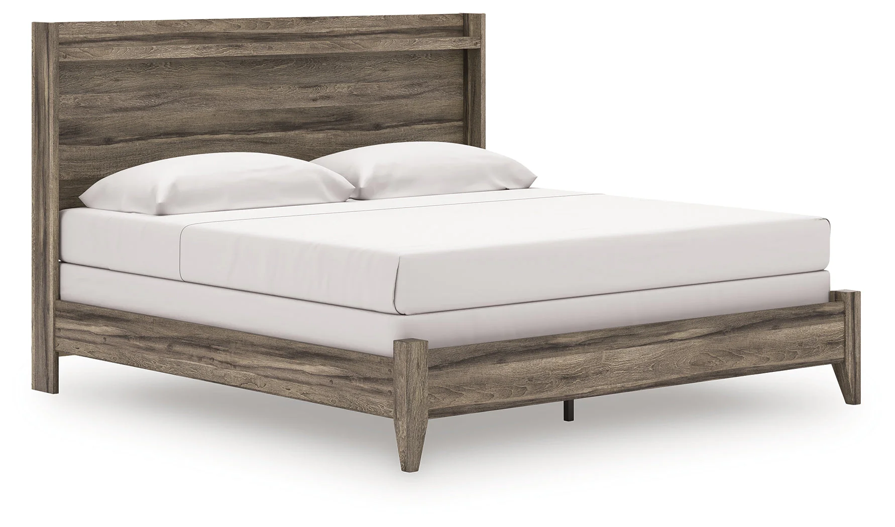 Elbrim Brown King Panel Bedroom Set with Dresser, Mirror and Nightstand - Image 9