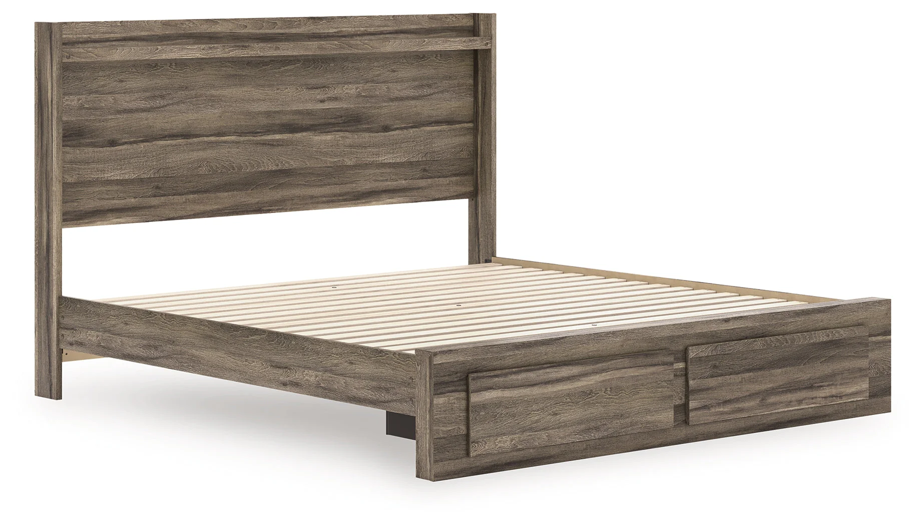 Elbrim Brown King Panel Storage Bedroom Set with Dresser and Nightstand - Image 12