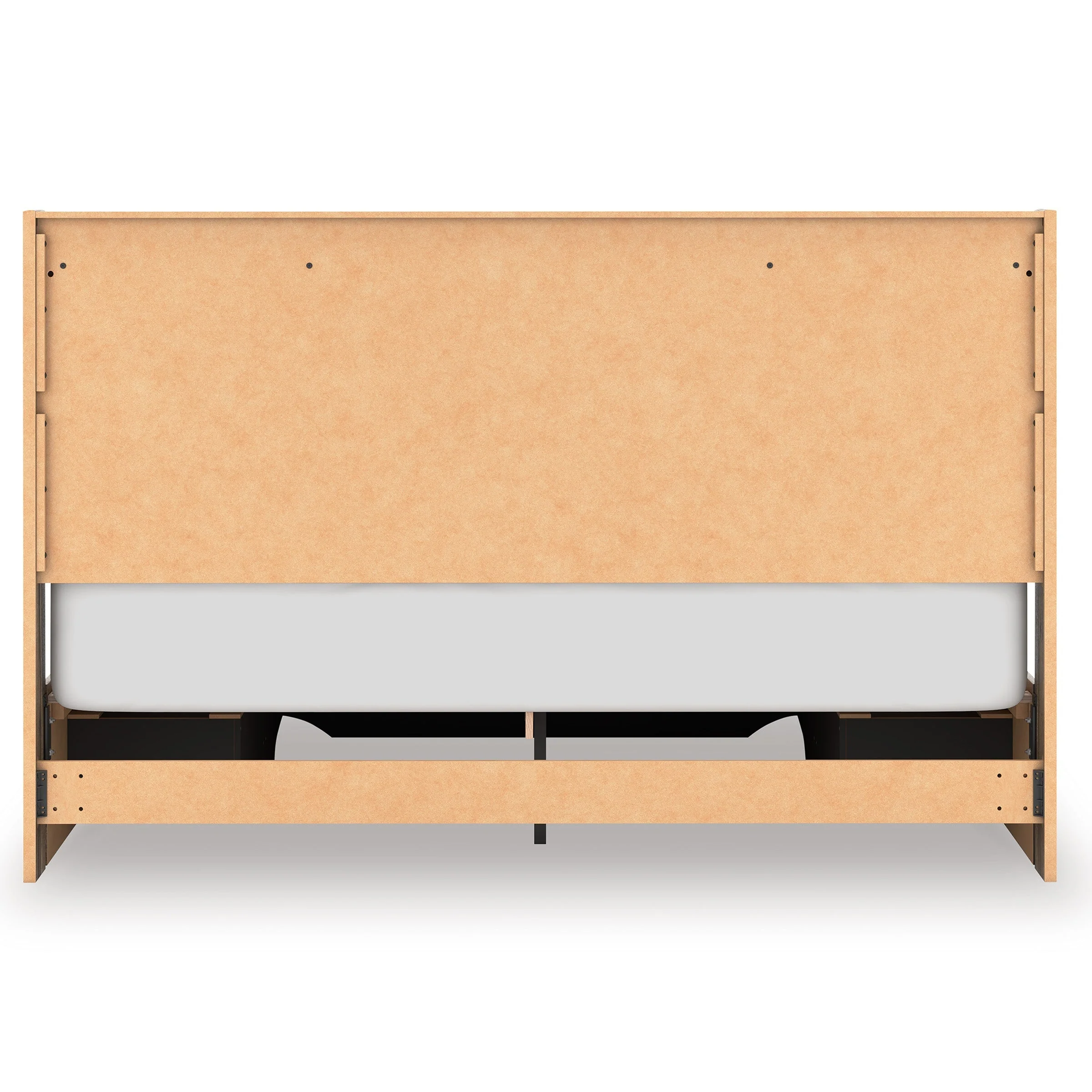 Elbrim Brown LED Storage Panel Bedroom Set with 6 Drawers - Image 10