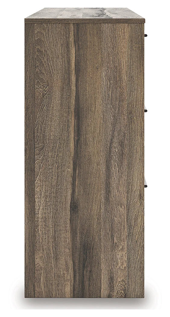 Elbrim Brown Queen Panel Storage Bedroom Set with Dresser and Nightstand - Image 5