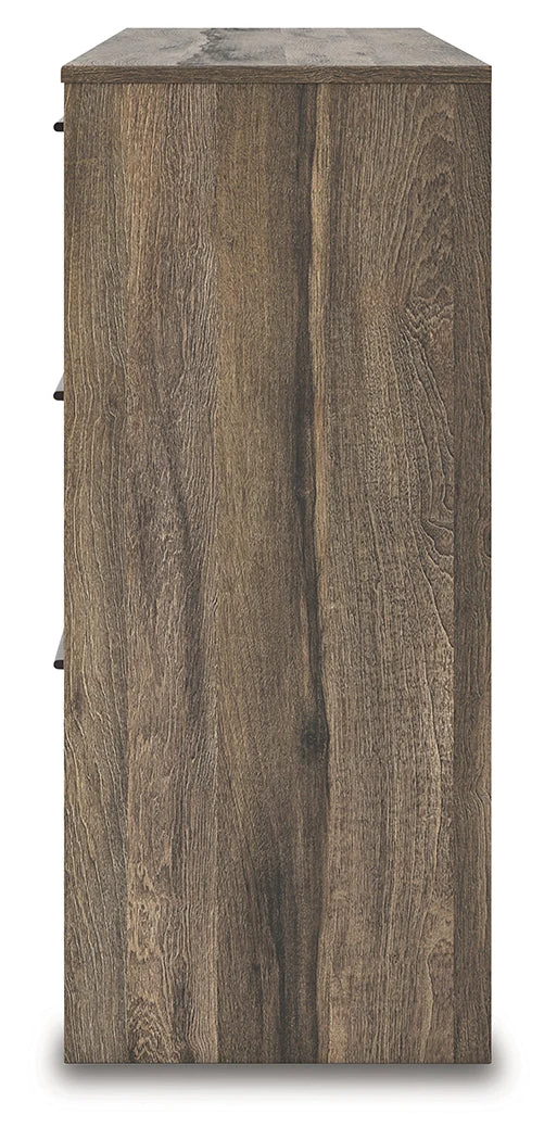 Elbrim Brown Queen Panel Storage Bedroom Set with Dresser and Nightstand - Image 7
