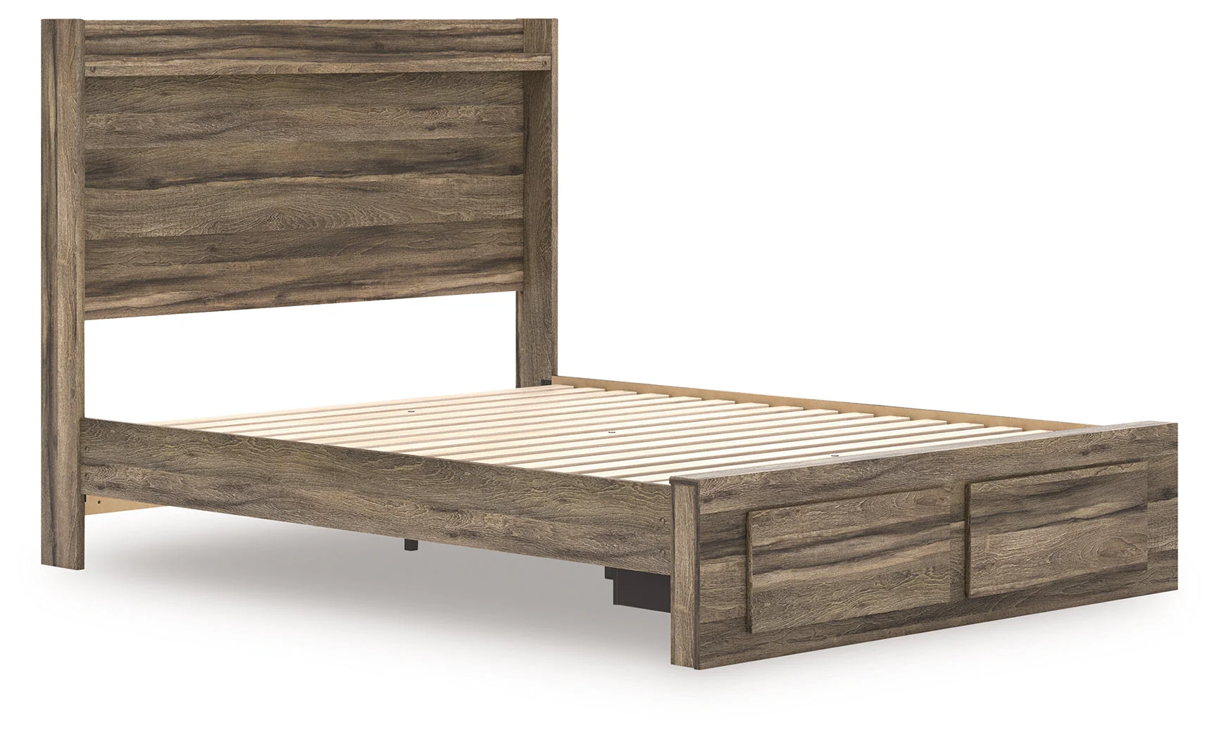Elbrim Brown Queen Panel Storage Bedroom Set with Dresser, Mirror and Nightstand - Image 10