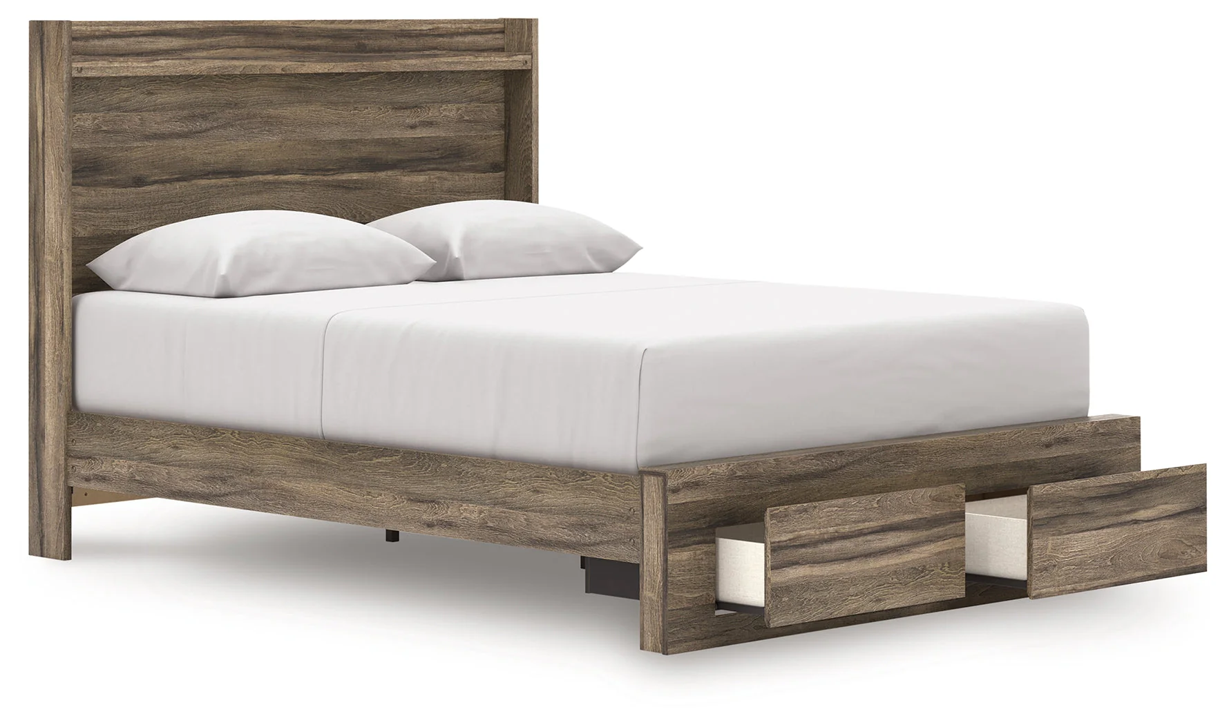Elbrim Brown Queen Panel Storage Bedroom Set with Dresser, Mirror and Nightstand - Image 11