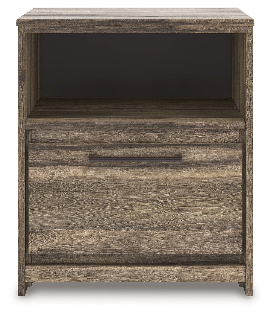 Elbrim Brown Queen Panel Storage Bedroom Set with Dresser, Mirror and Nightstand - Image 17