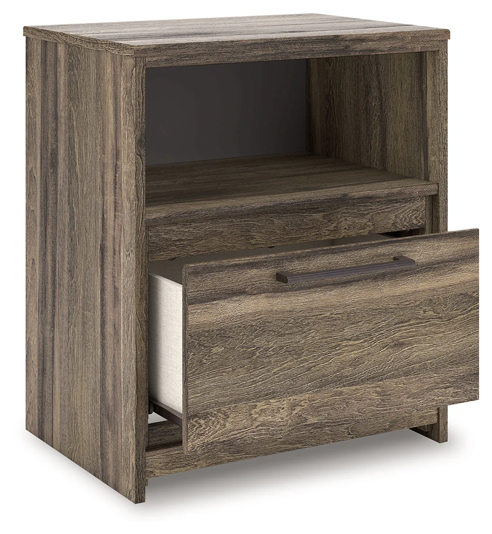 Elbrim Brown Queen Panel Storage Bedroom Set with Dresser, Mirror and Nightstand - Image 18