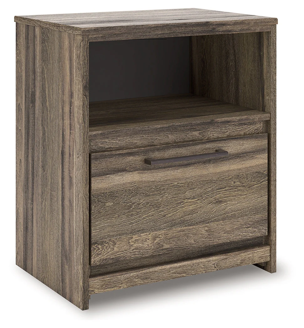 Elbrim Brown Queen Panel Storage Bedroom Set with Dresser, Mirror and Nightstand - Image 19