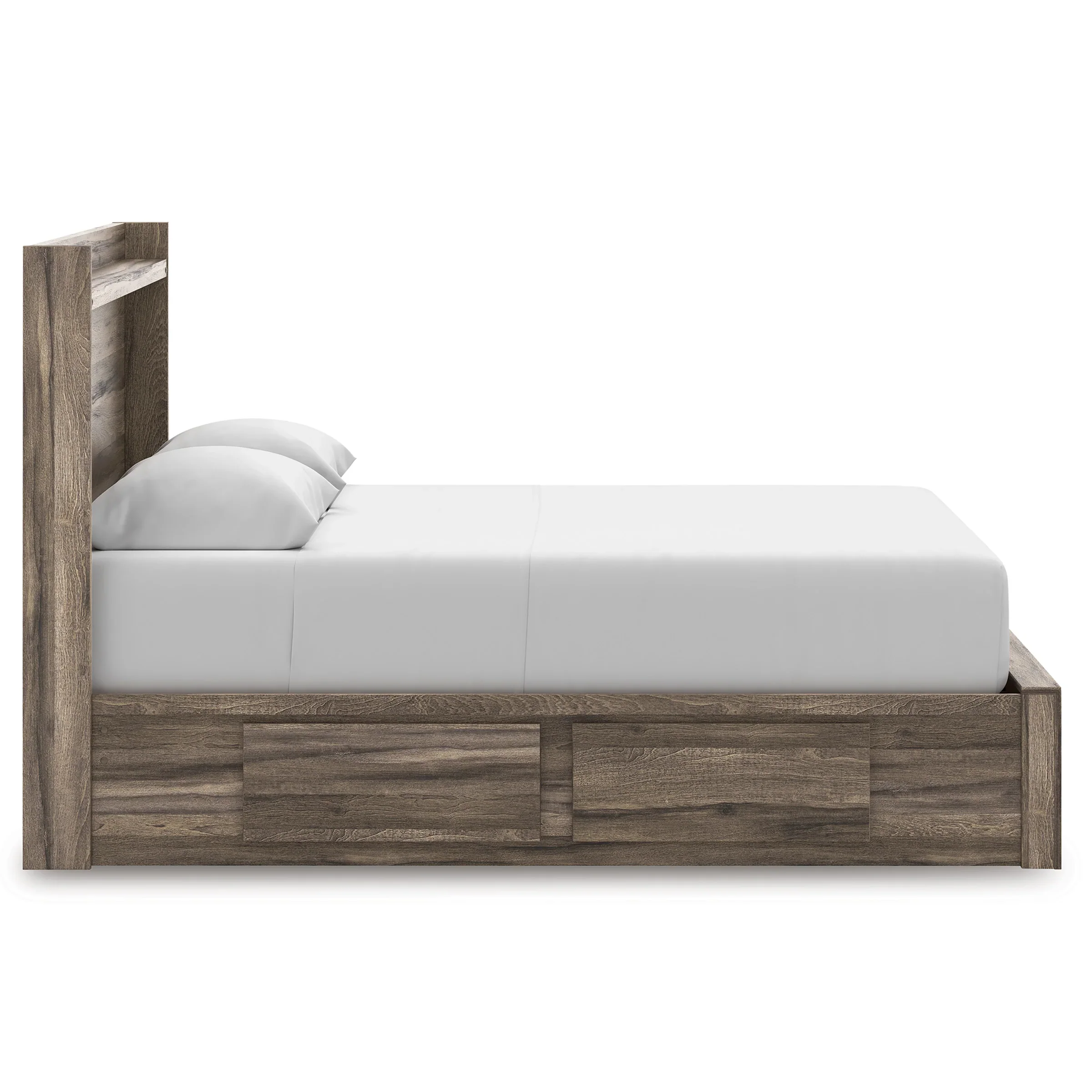 Elbrim Brown Queen Platform Storage Bed - Image 6